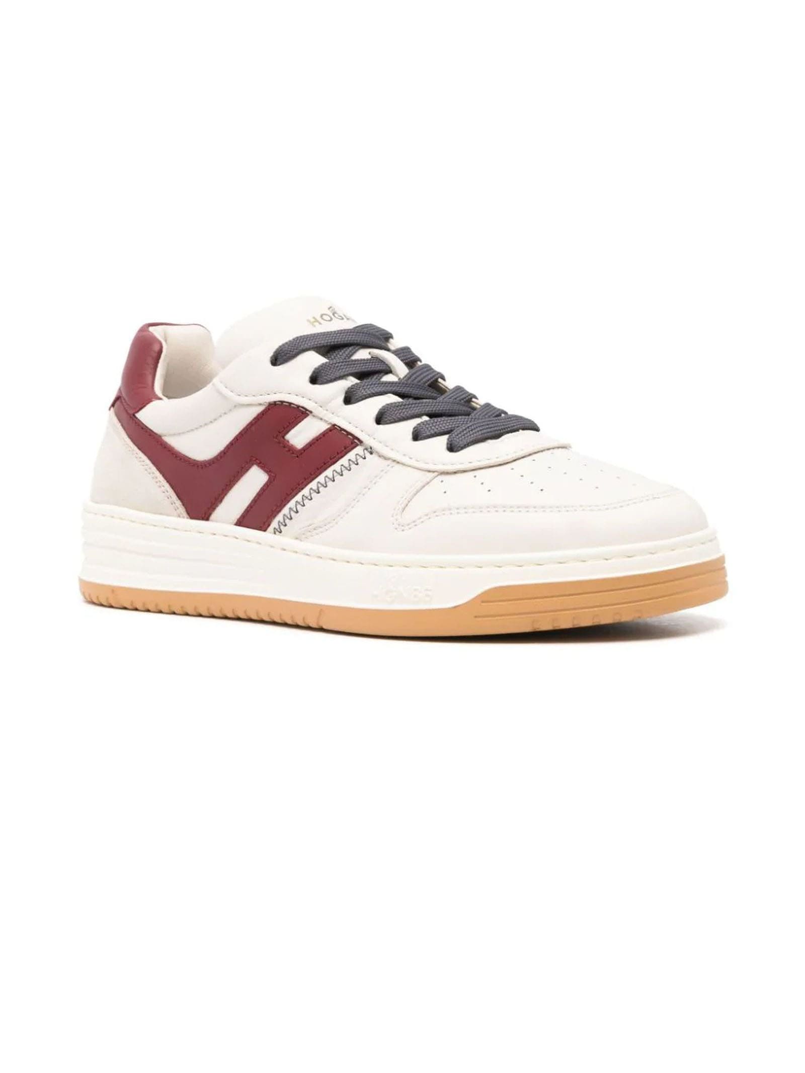 Shop Hogan Sneakers Beige