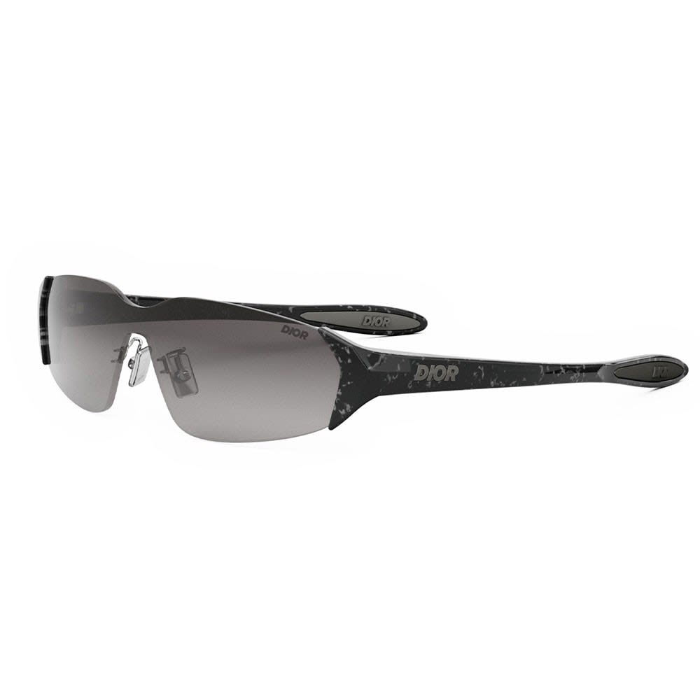 DIOR Lady 9522 R1I 51 Grey & White Sunglasses
