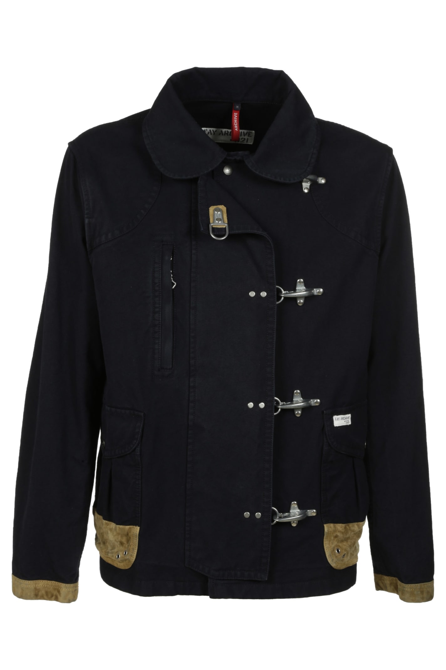 Fay Lightweight Suede Detail Jacket