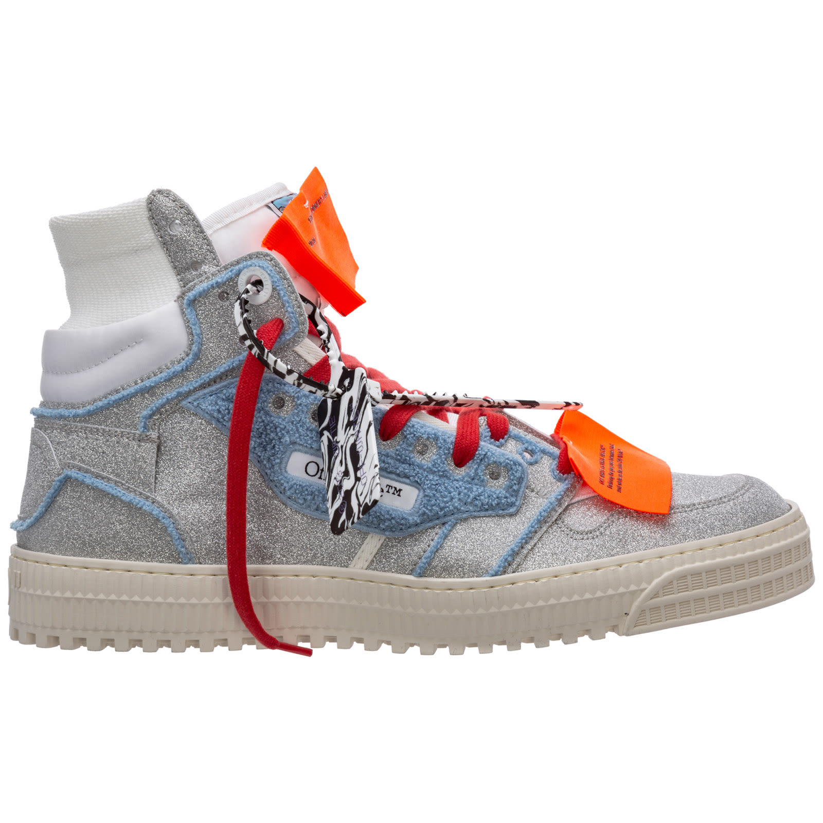 Off-white Red Tag High-top Sneakers