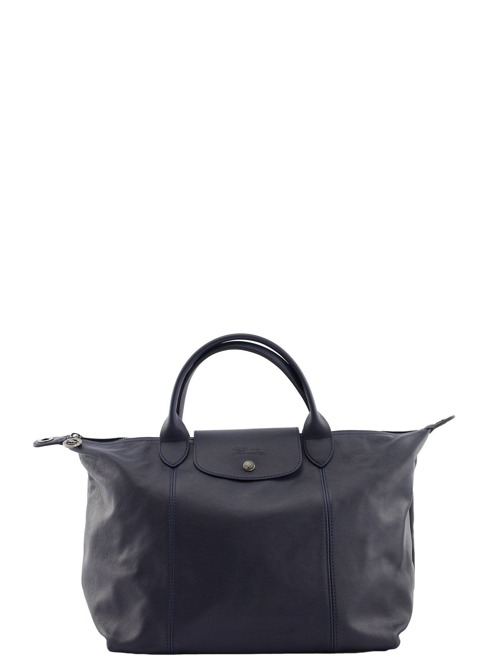 Longchamp Le Pliage Cuir - Top Handle Bag M