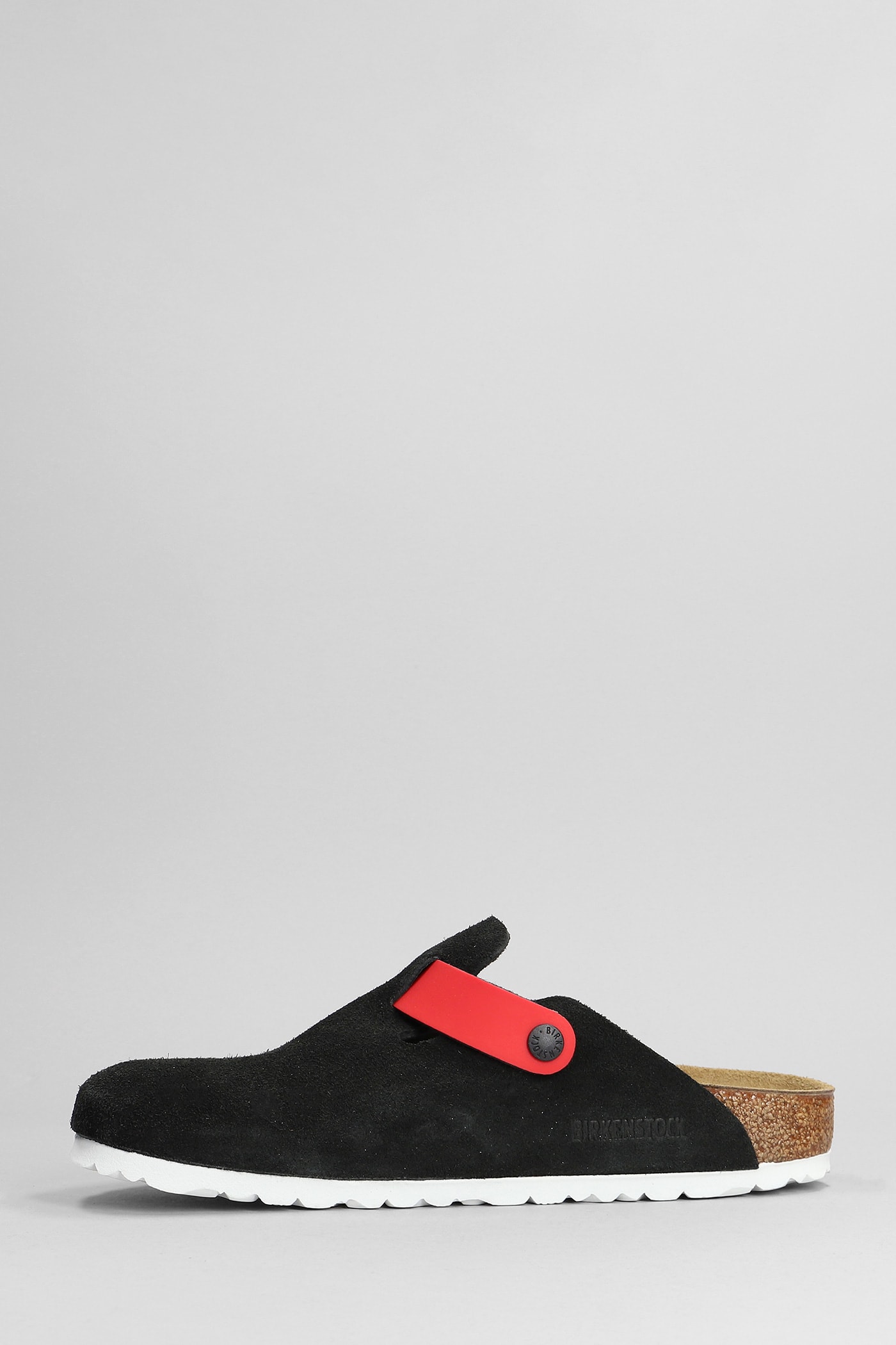 Birkenstock Boston Slides In Black