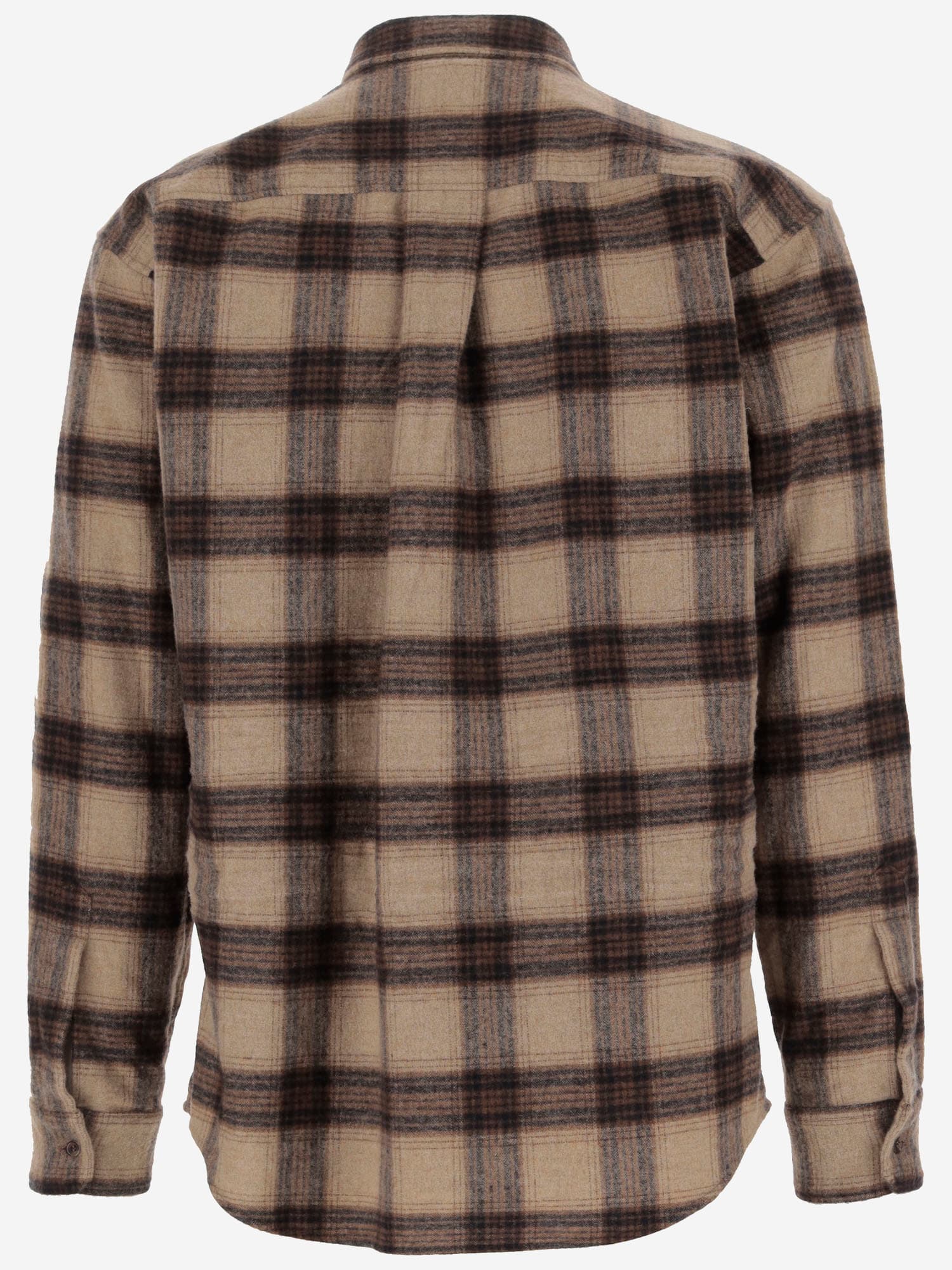 Shop Dsquared2 Checked Long-sleeved Shirt In Red