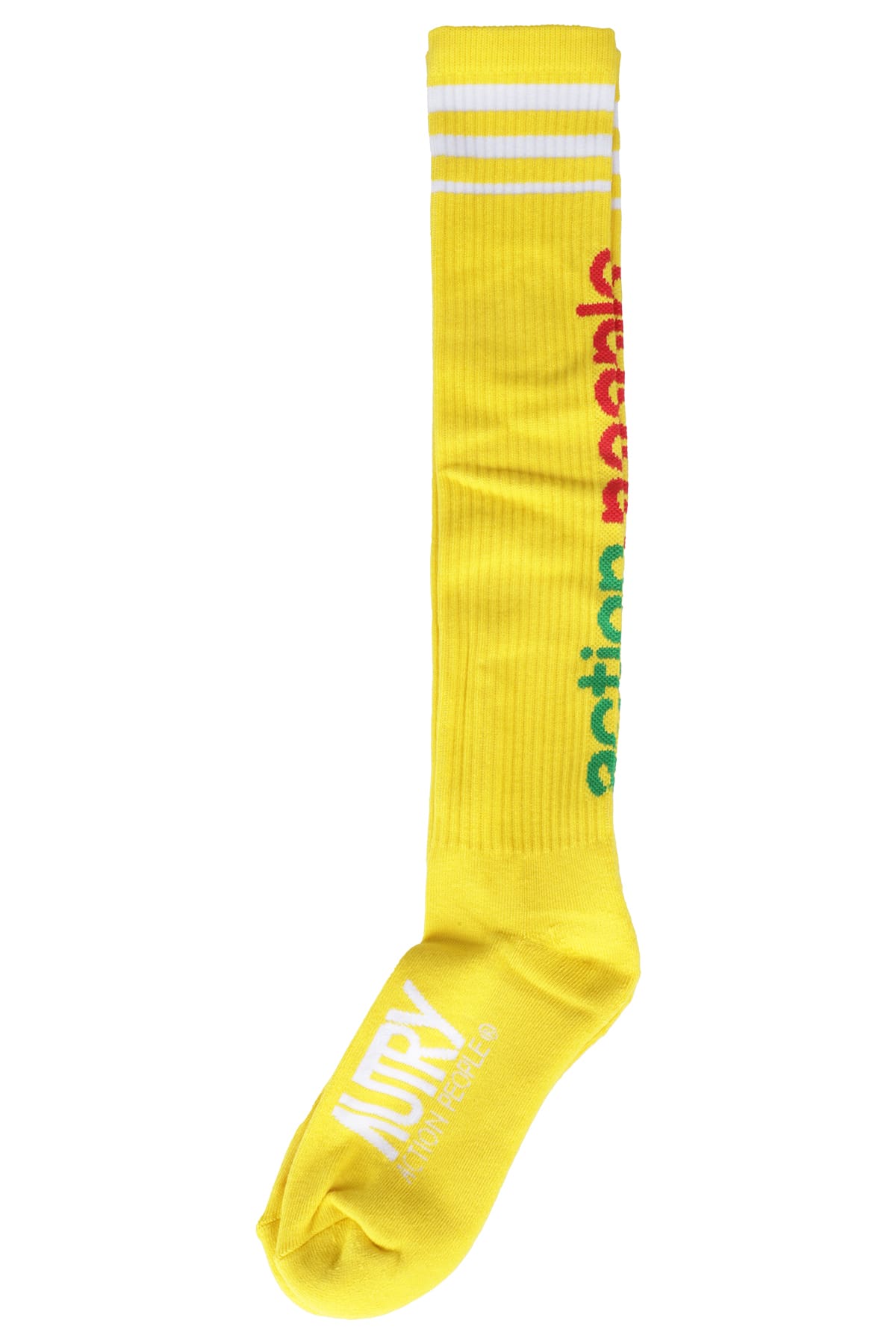 Autry Socks Aerobic Unisex In Yellow