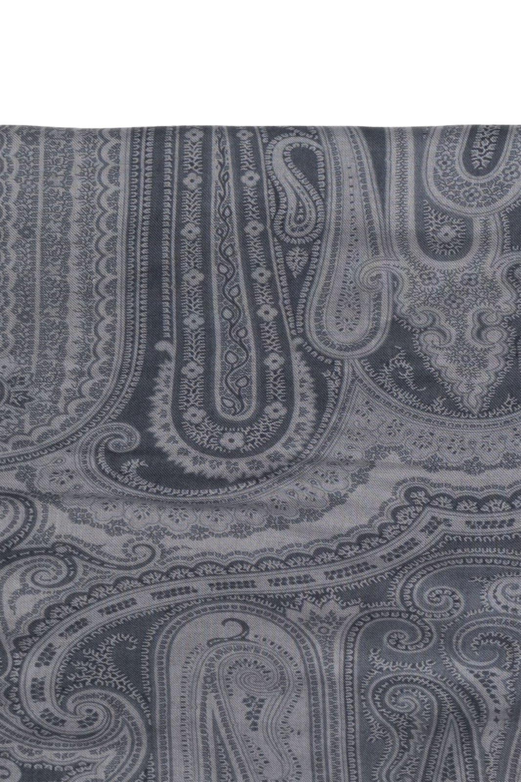 Shop Etro Paisley Printed Fringed Scarf