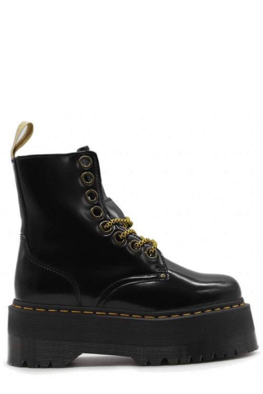 Dr. Martens Jadon Lace-up Boots In Black