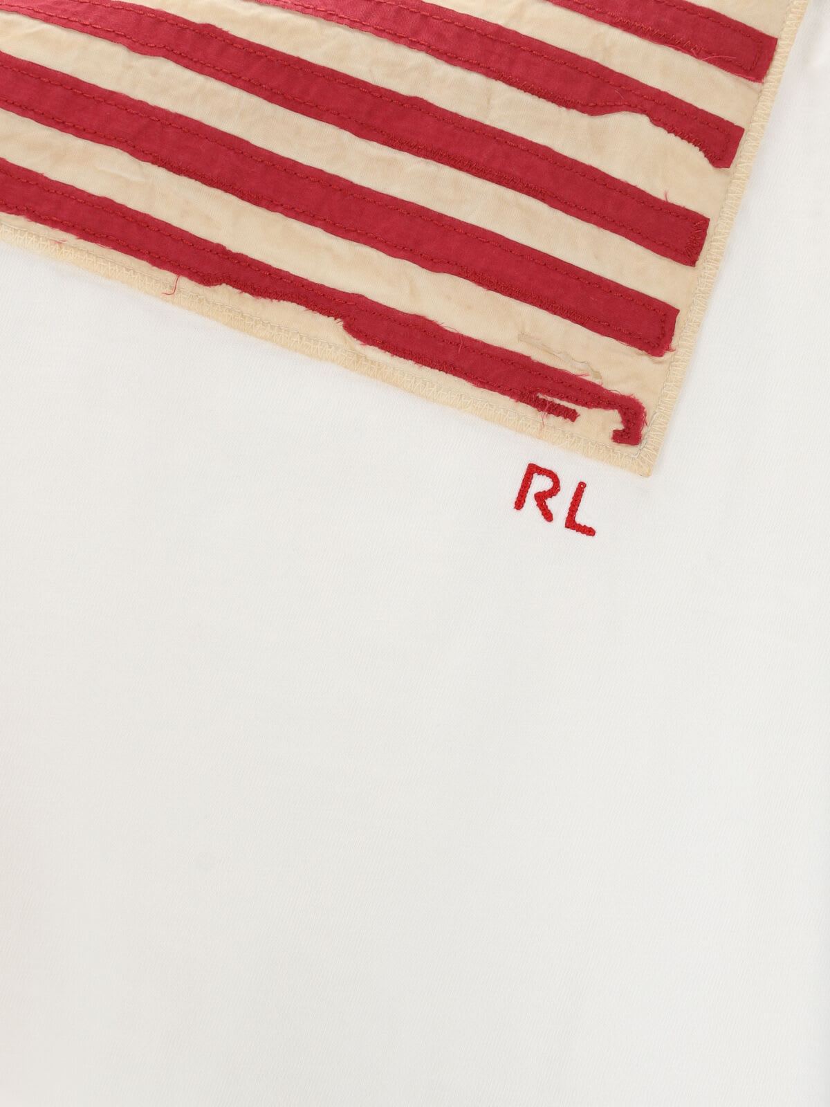 Shop Polo Ralph Lauren T-shirt With Flag In White