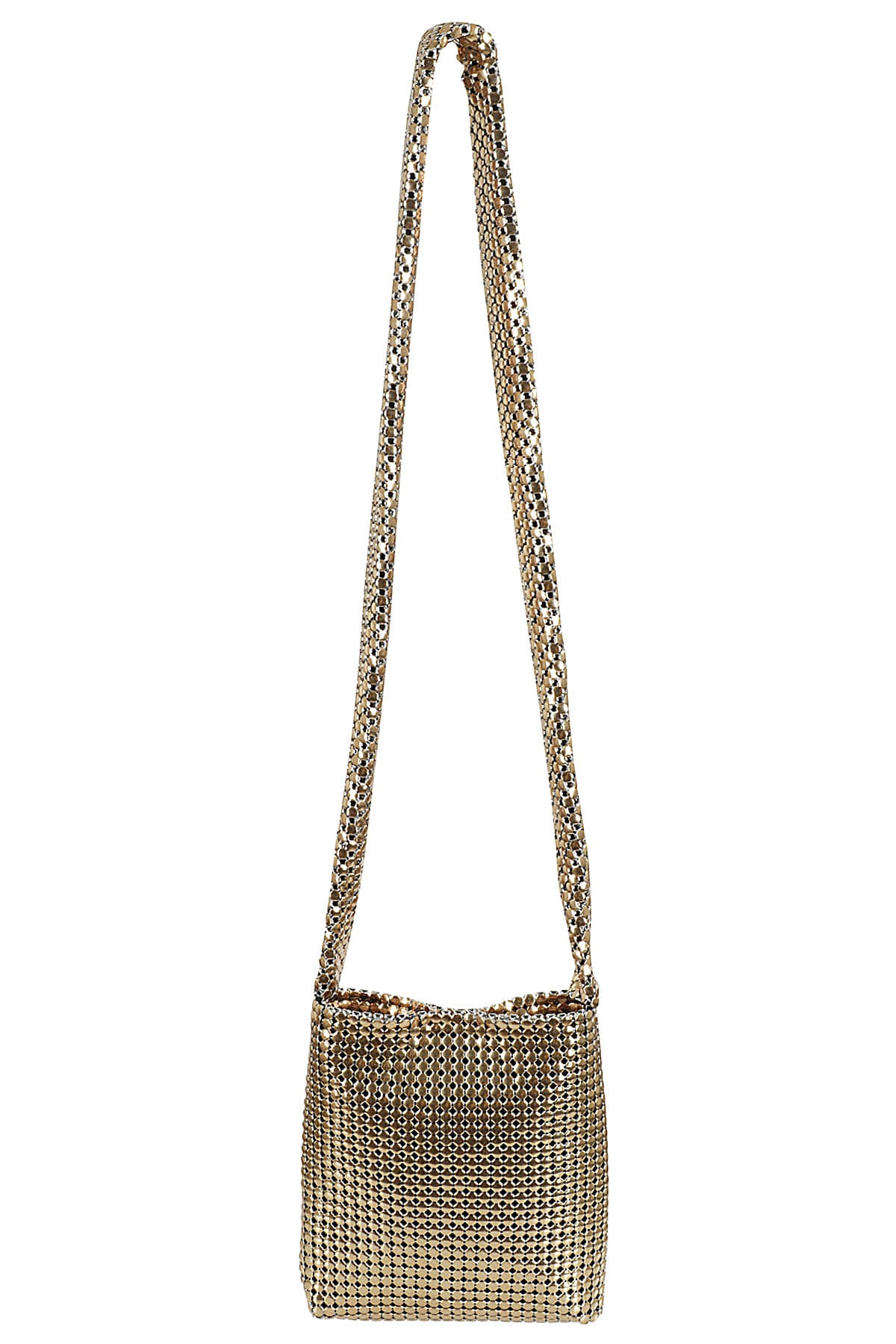 Shop Rabanne Sac Bandouliere In Gold