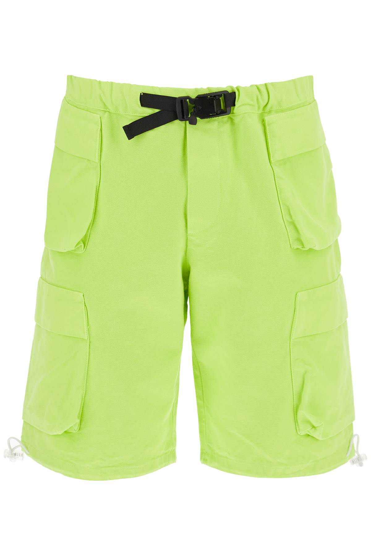Shop Bonsai Cargo Shorts In Acid Green (green)