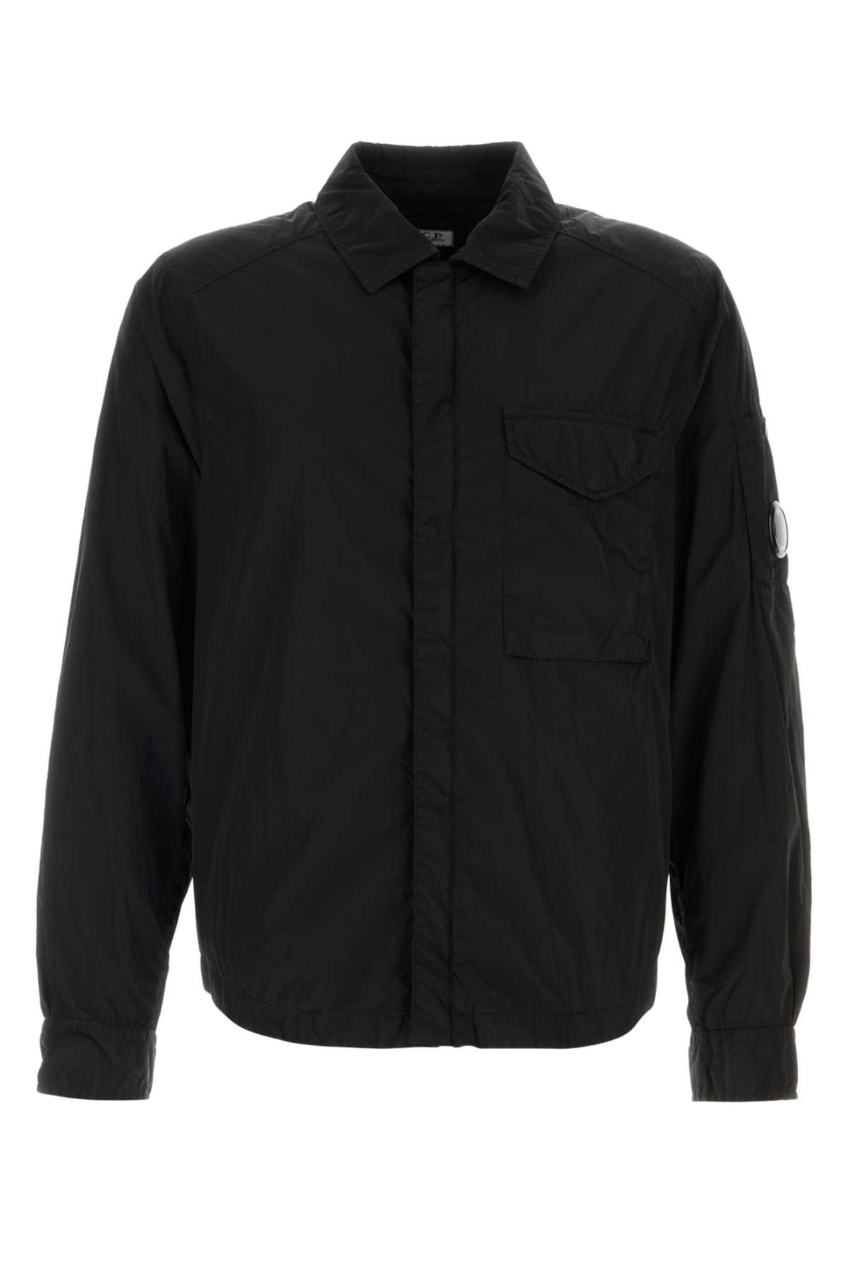 Shop C.p. Company Black Nylon Jacket