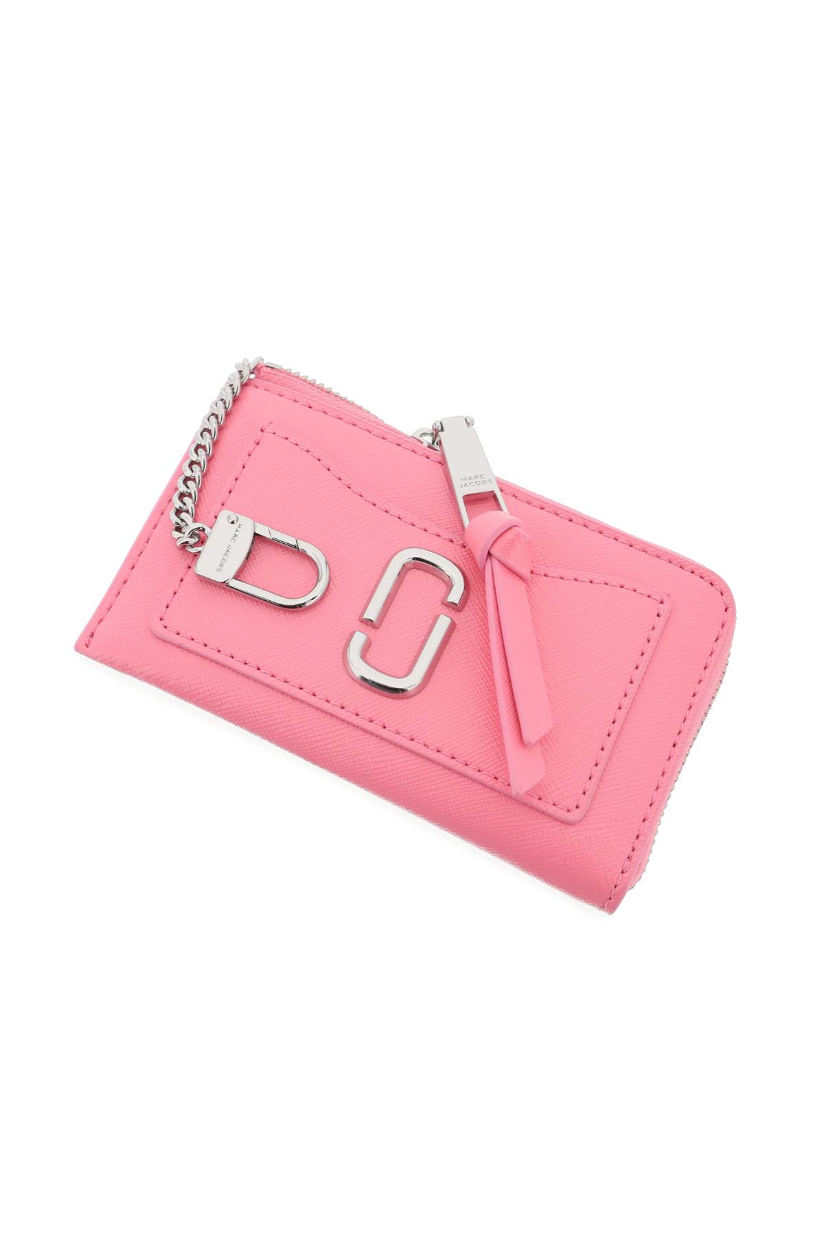 Shop Marc Jacobs The Utility Snapshot Top Zip Multi Wallet In Petal Pink (pink)