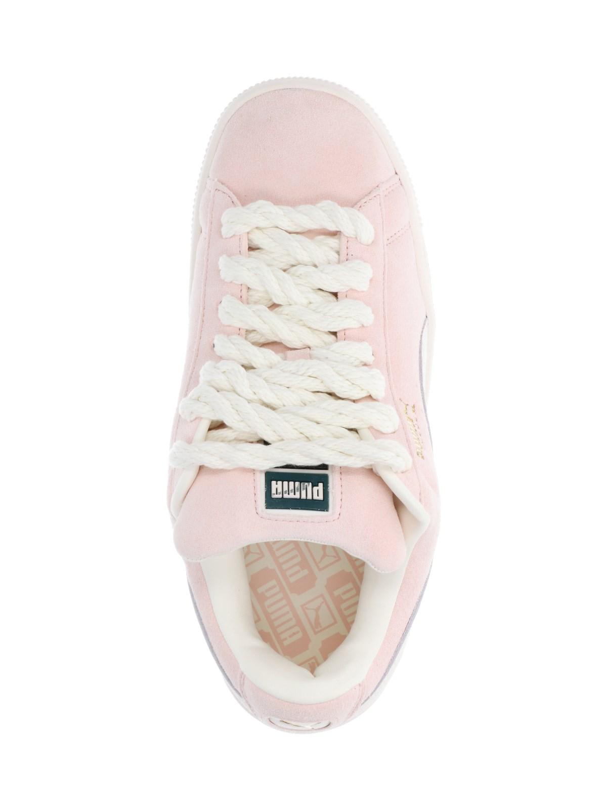 Puma Suede Xl Sneakers In Warm White Island Pink