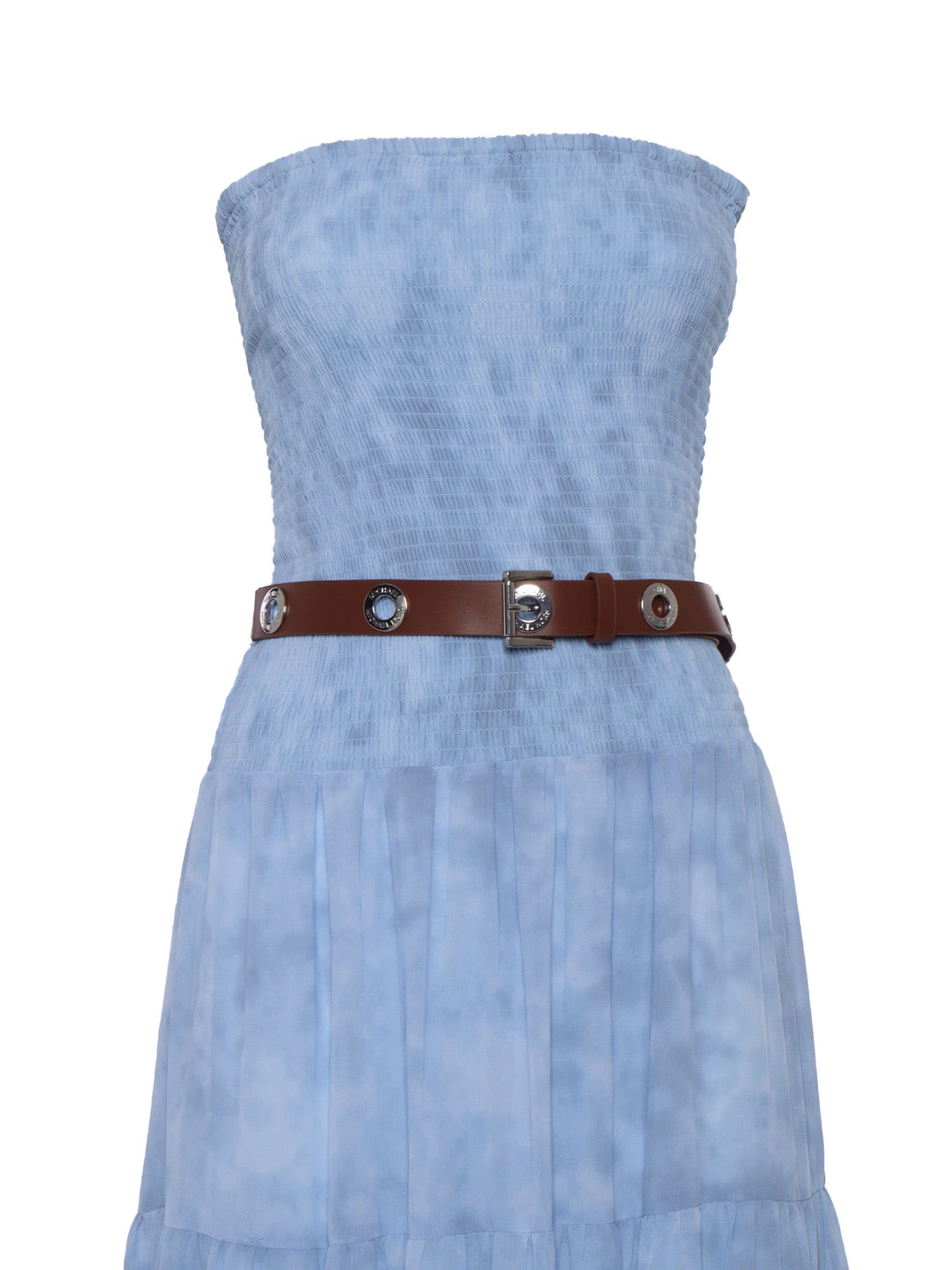 Shop Michael Kors Sunbleach Light Blue Dress