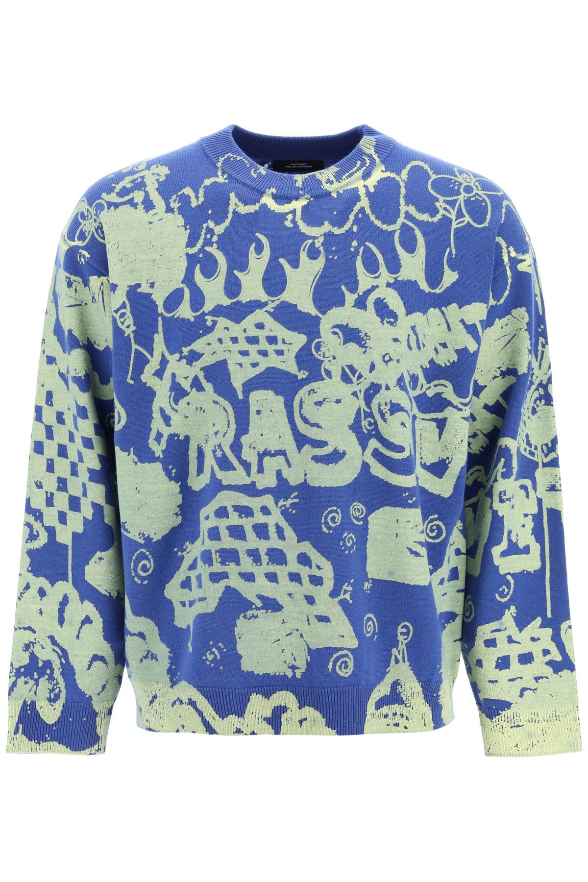 PACCBET Spray-effect Patterned Sweater