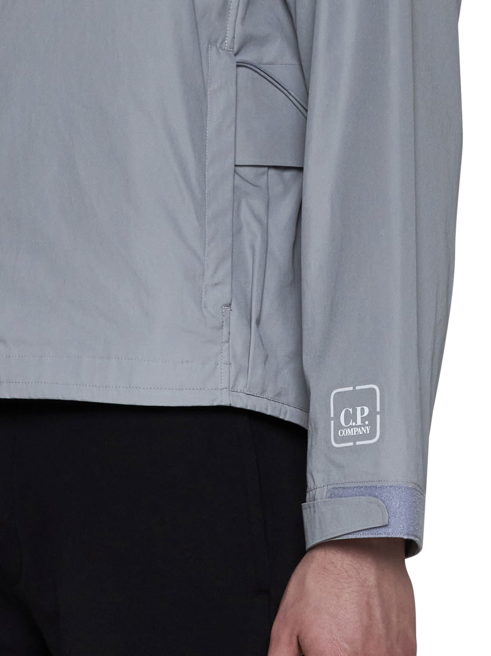 Shop C.p. Company Jacket In Drizzle