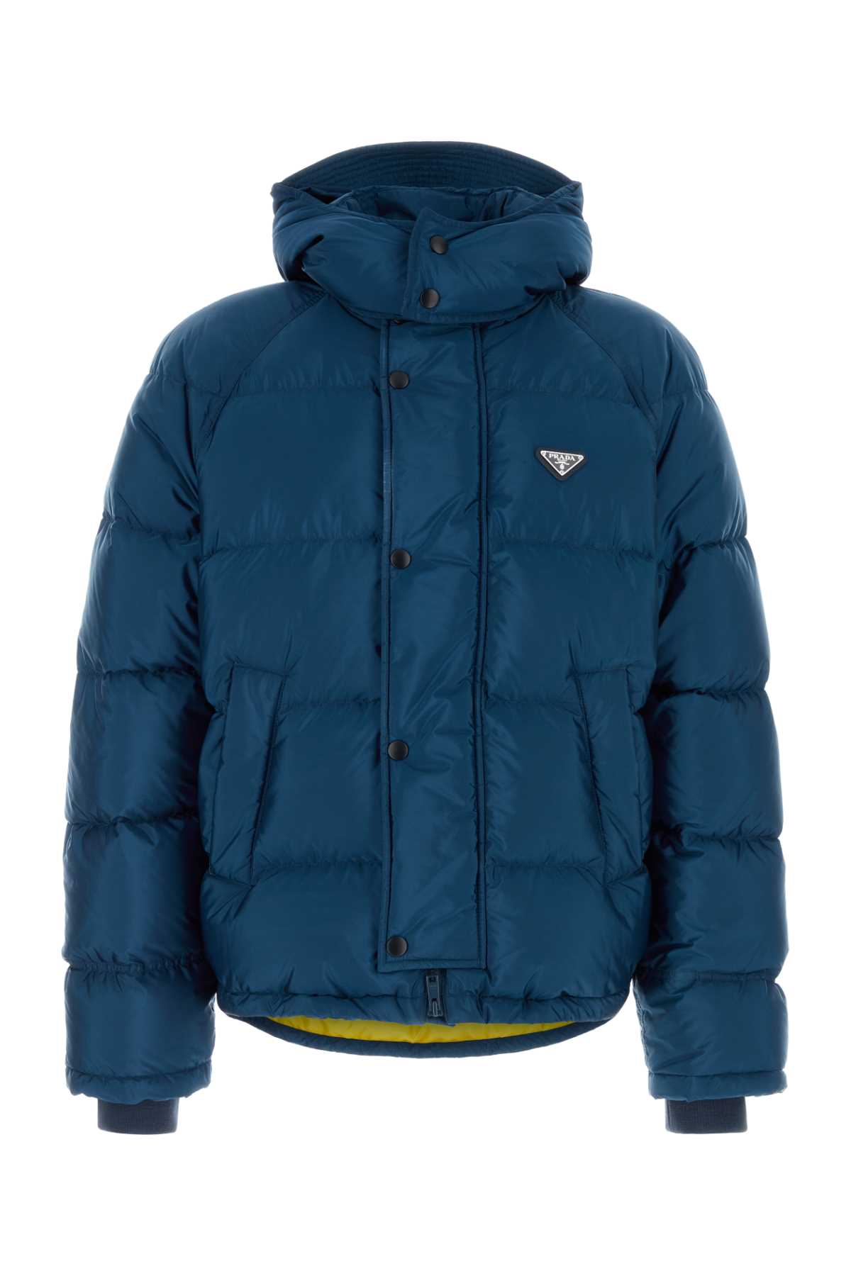 Shop Prada Air Force Blue Re-nylon Down Jacket In Aviazione