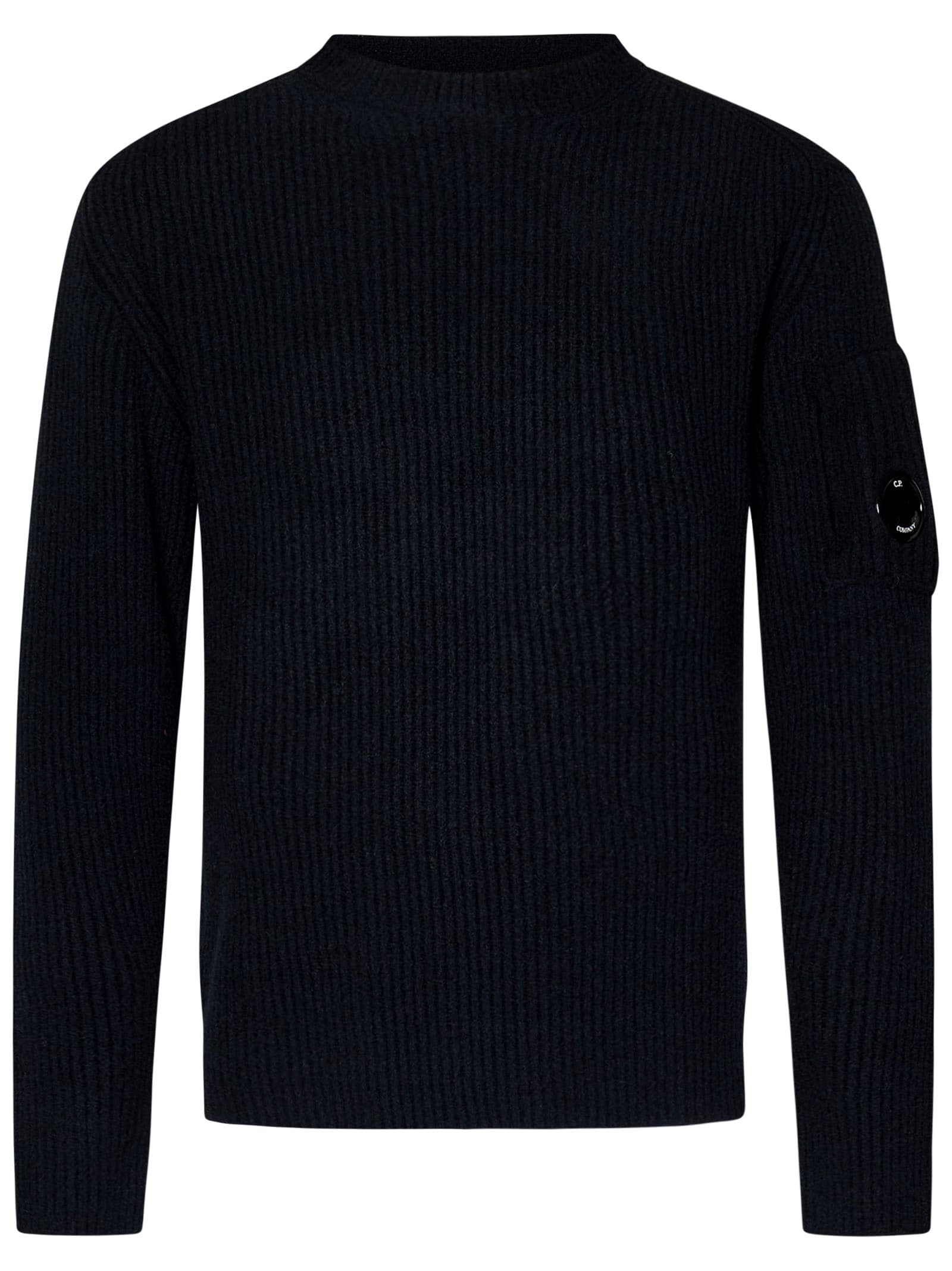 Shop C.p. Company Sweater In Black