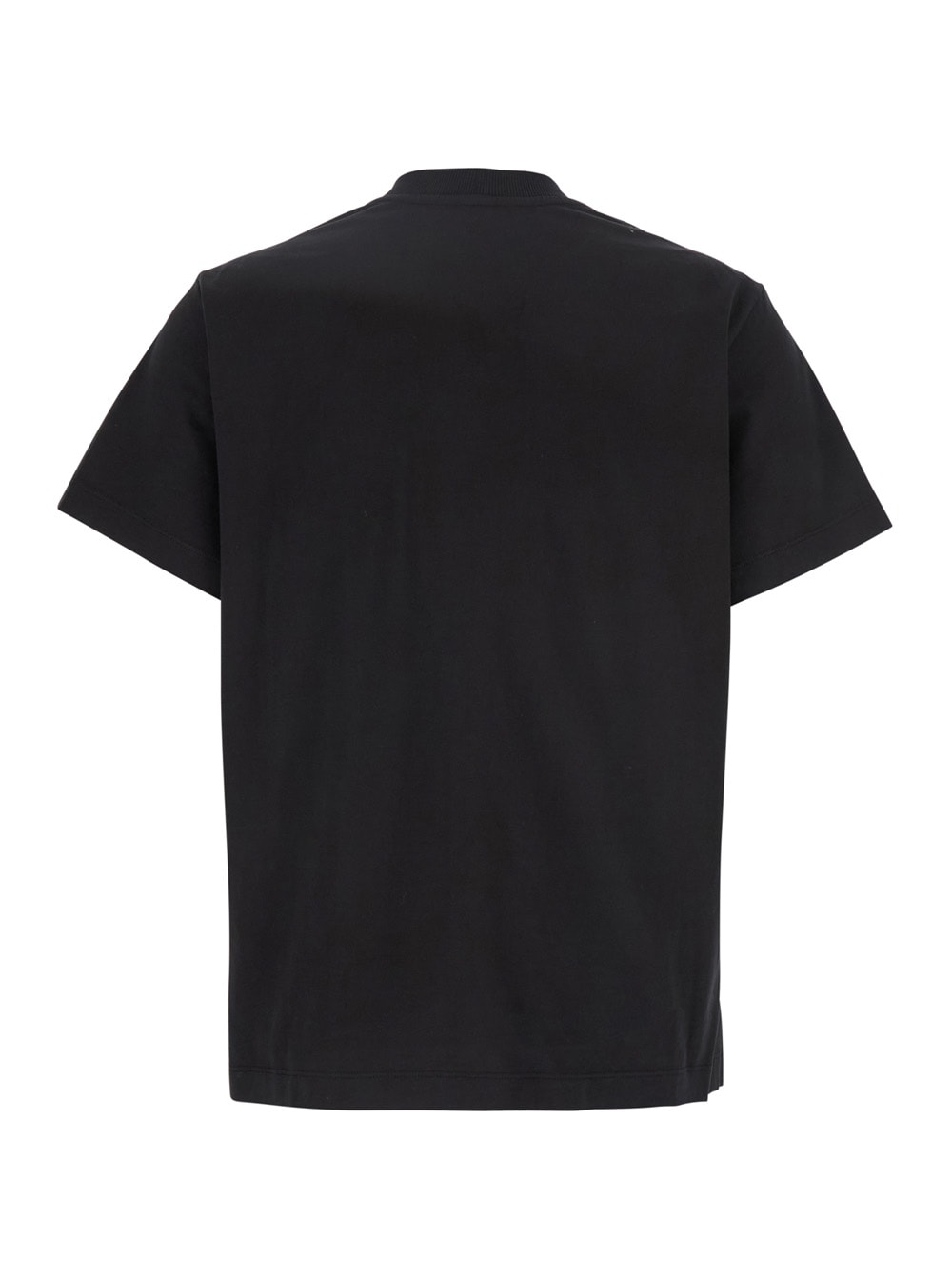 Shop Des Phemmes Black T-shirt With All-over Sequined Cherry Decorations In Cotton Woman