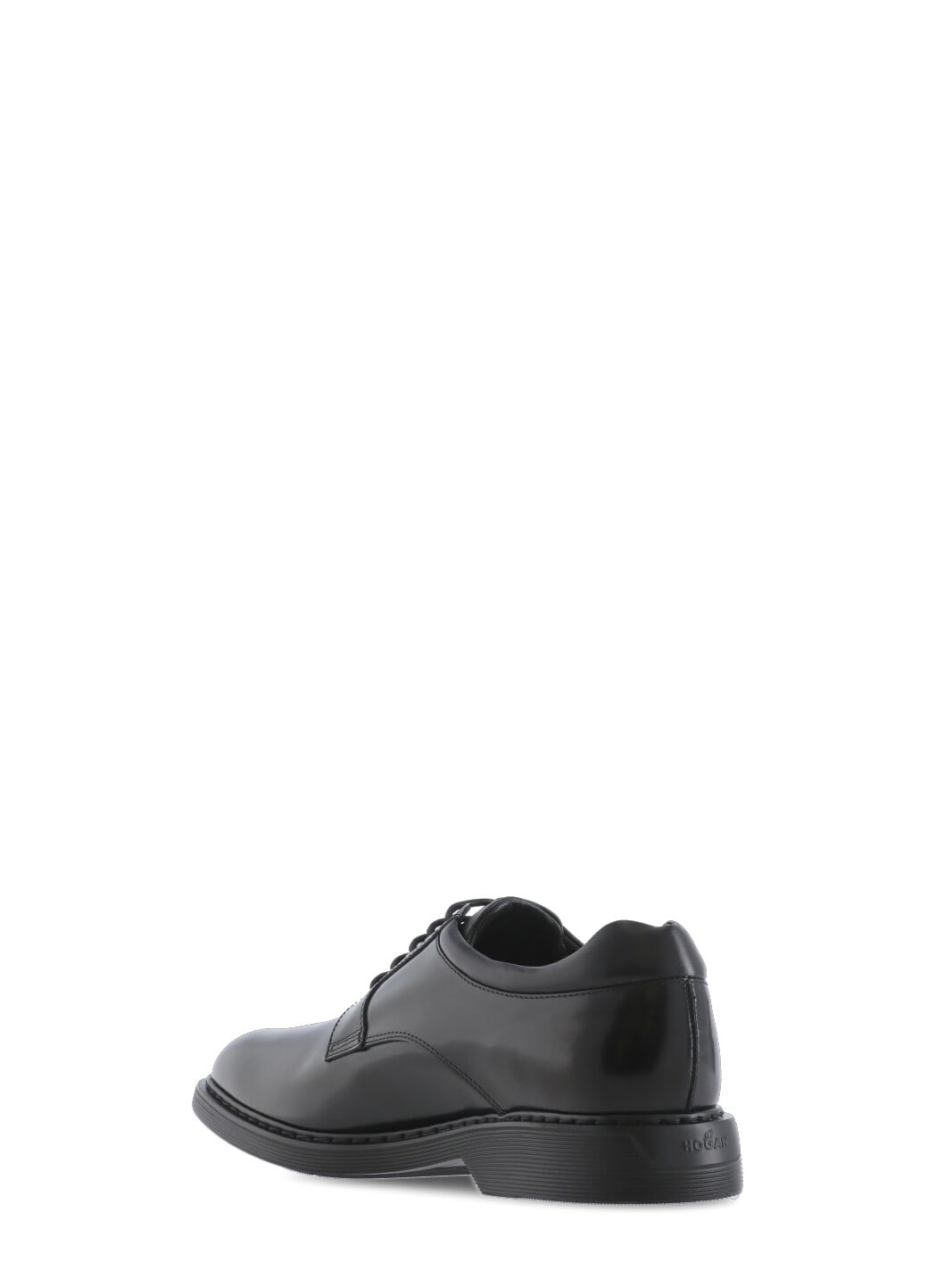 Hogan H576 Lace-up Shoes In Black