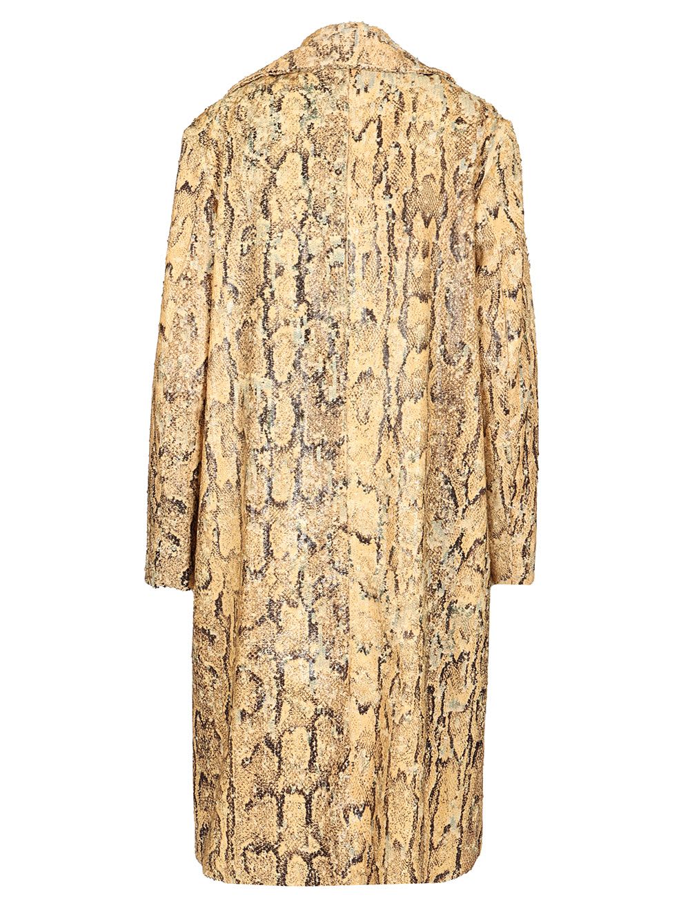 Shop Dries Van Noten Long Coat Ricca In Beige