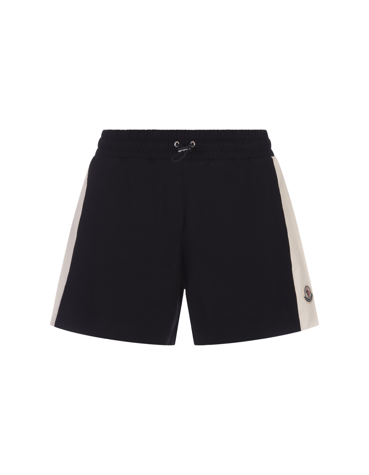 Navy Blue And White Jersey Shorts