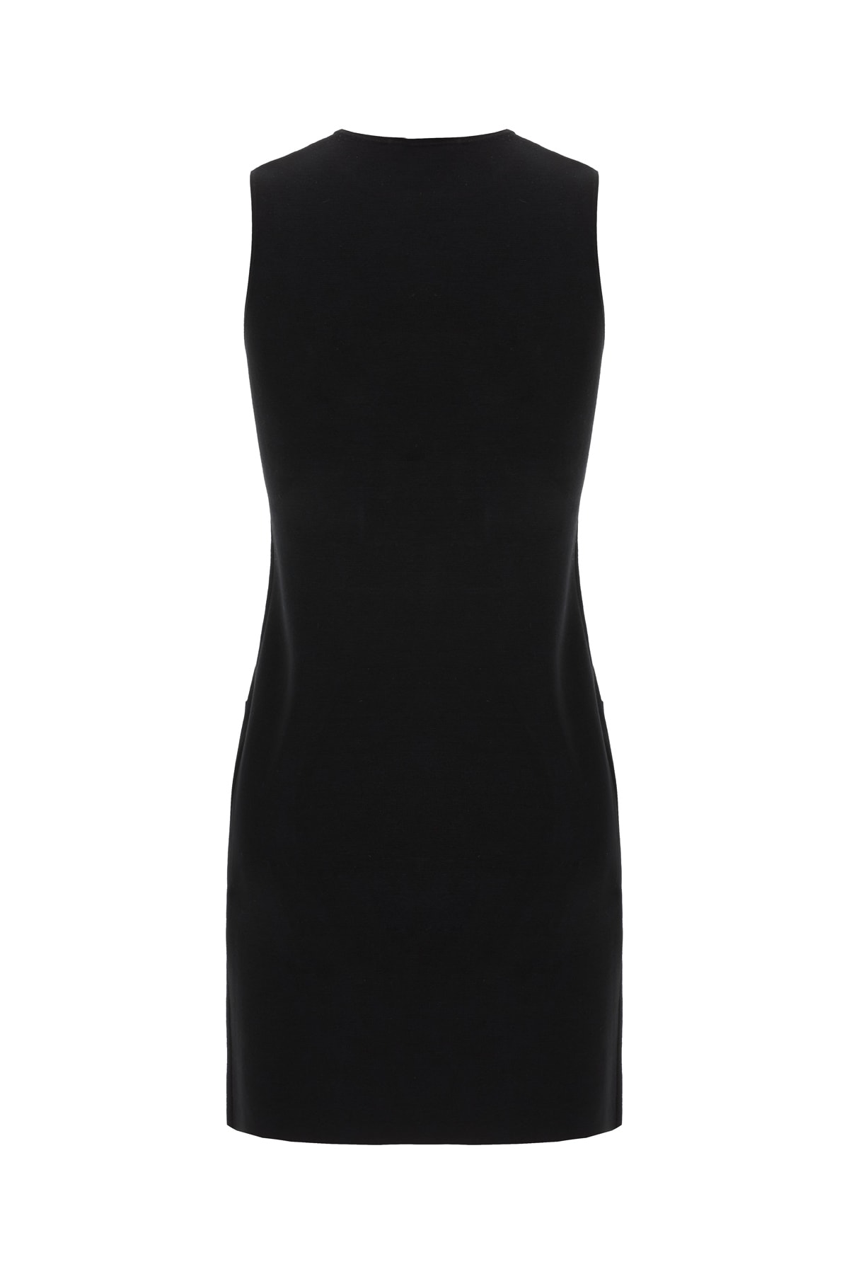 Max Mara Black Viscose Blend Dress In Nero