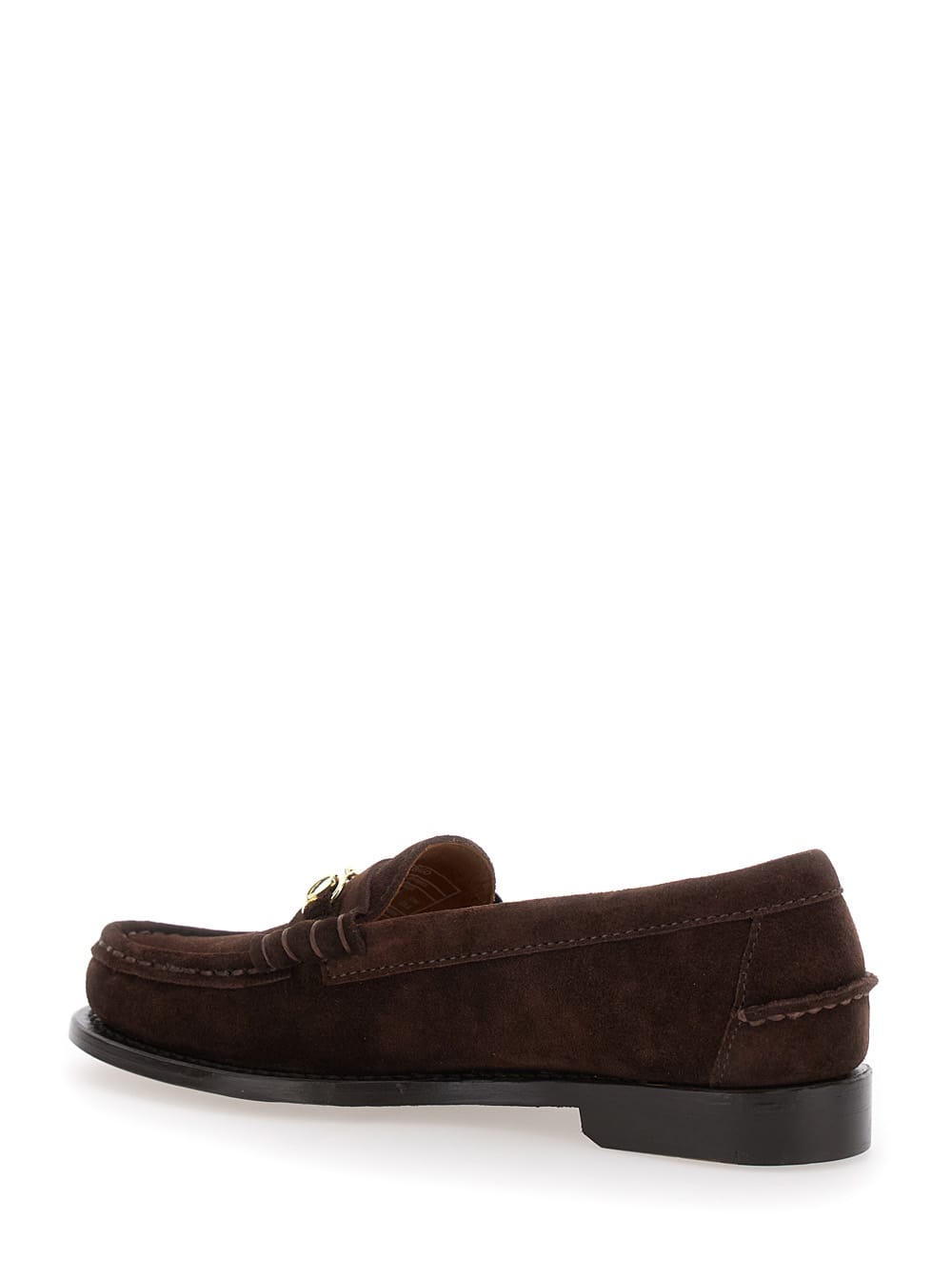 Sebago Joe Modena Brown Pull-on Loafers With Horsebit Detail In Suede Woman In Brown