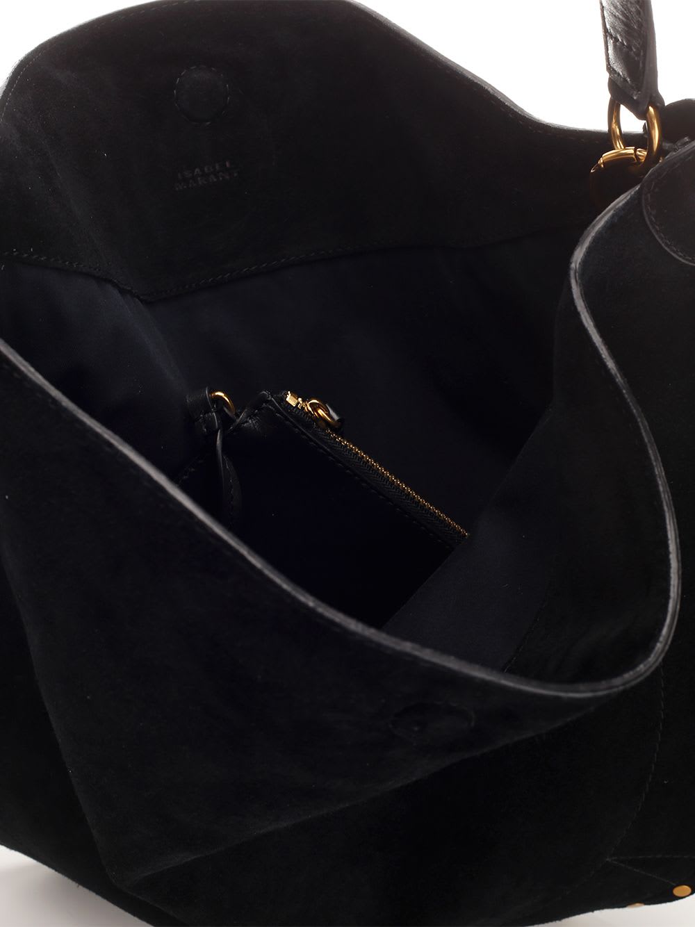 Isabel Marant Oskan Hobo Bag In Black