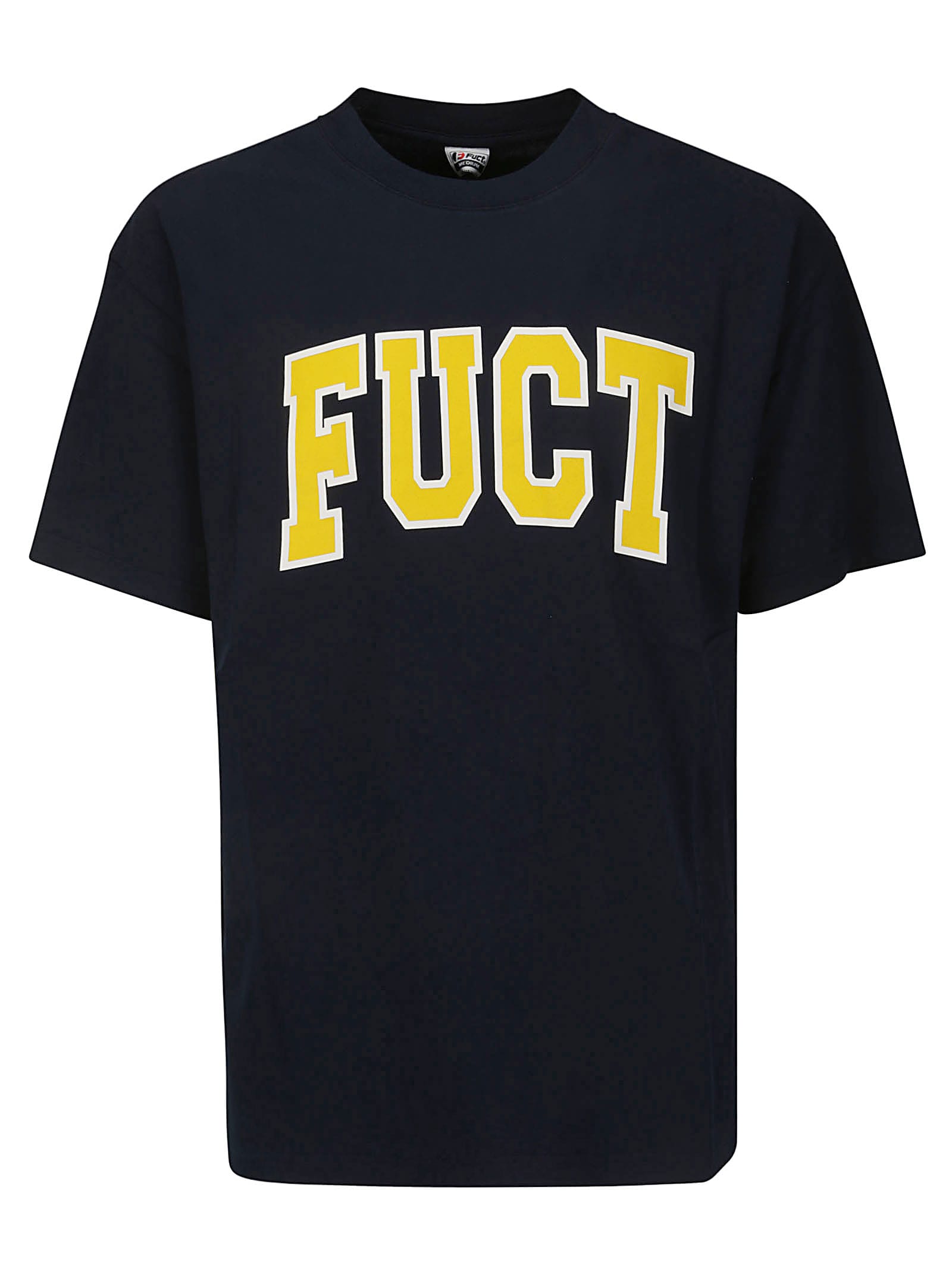 Shop Fuct Logo Tee In Patriot Blue
