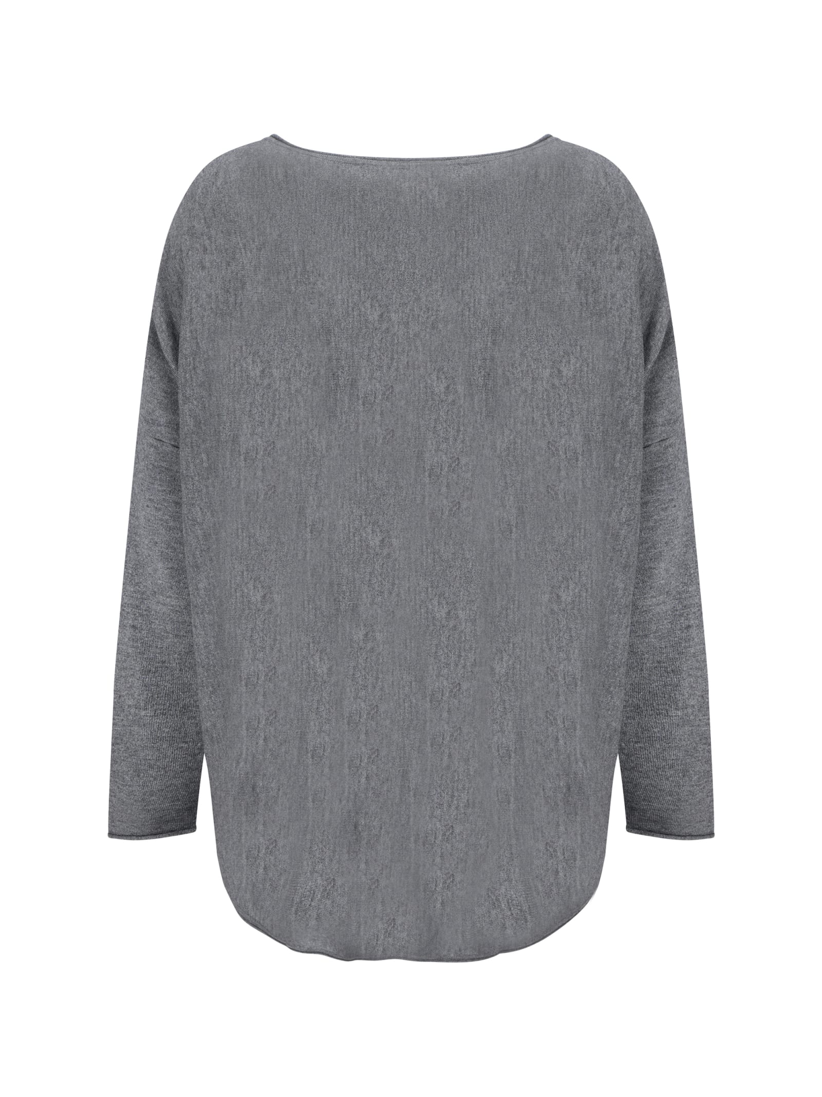 Shop Wild Cashmere Sweater In Grey Melange