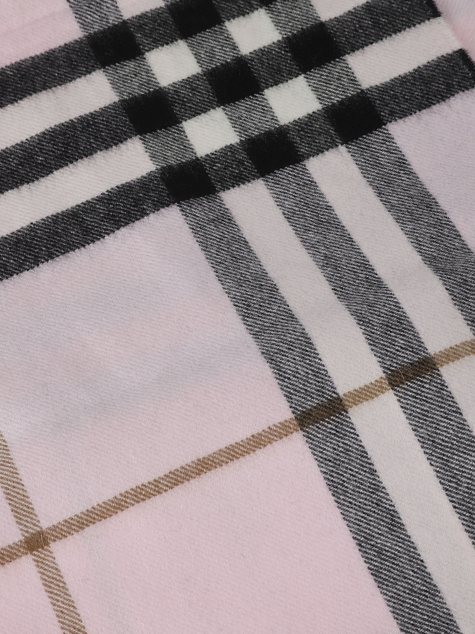 Burberry Giant Check Scarf In Pink
