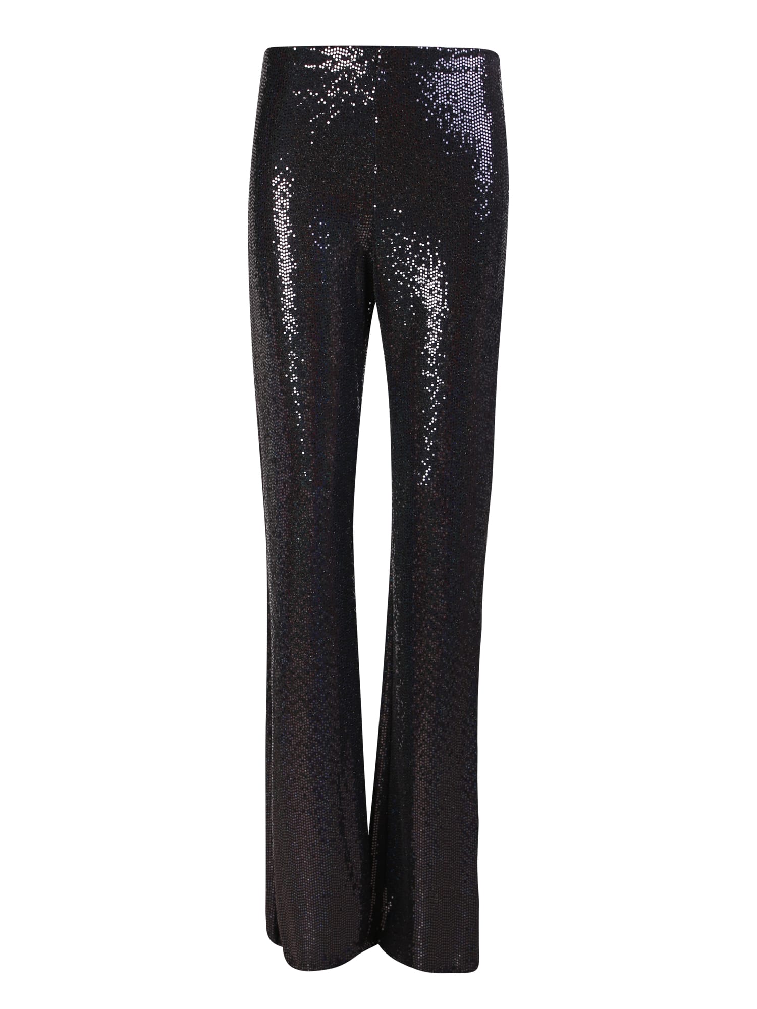 MSGM Flared Trousers With Glitter By. Contemporary And Innovative Design, Ideal For An Alternative Look