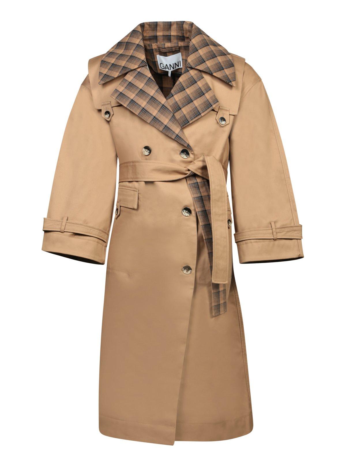 Belted Oversized Trench Coat