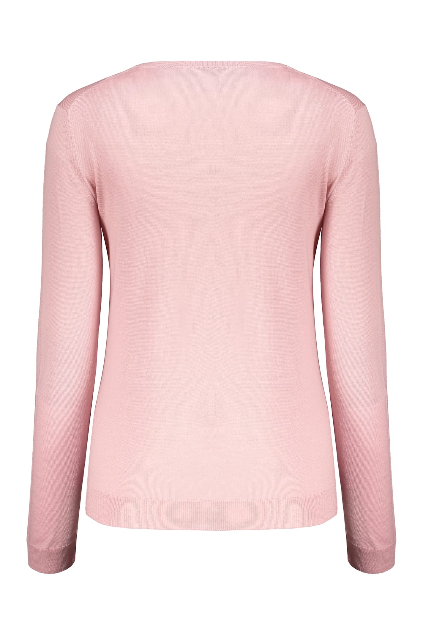 Valentino Long Sleeve Crew-neck Sweater In Multi