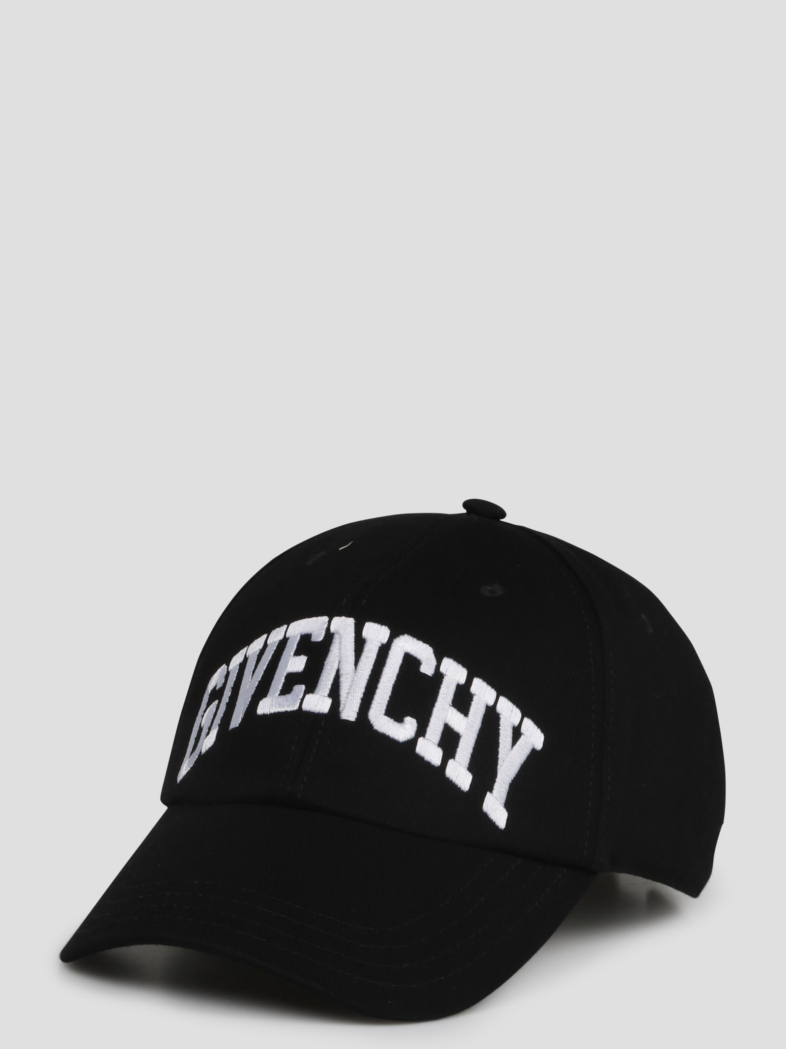 Givenchy Logo Embroidered Baseball Cap In Black | ModeSens