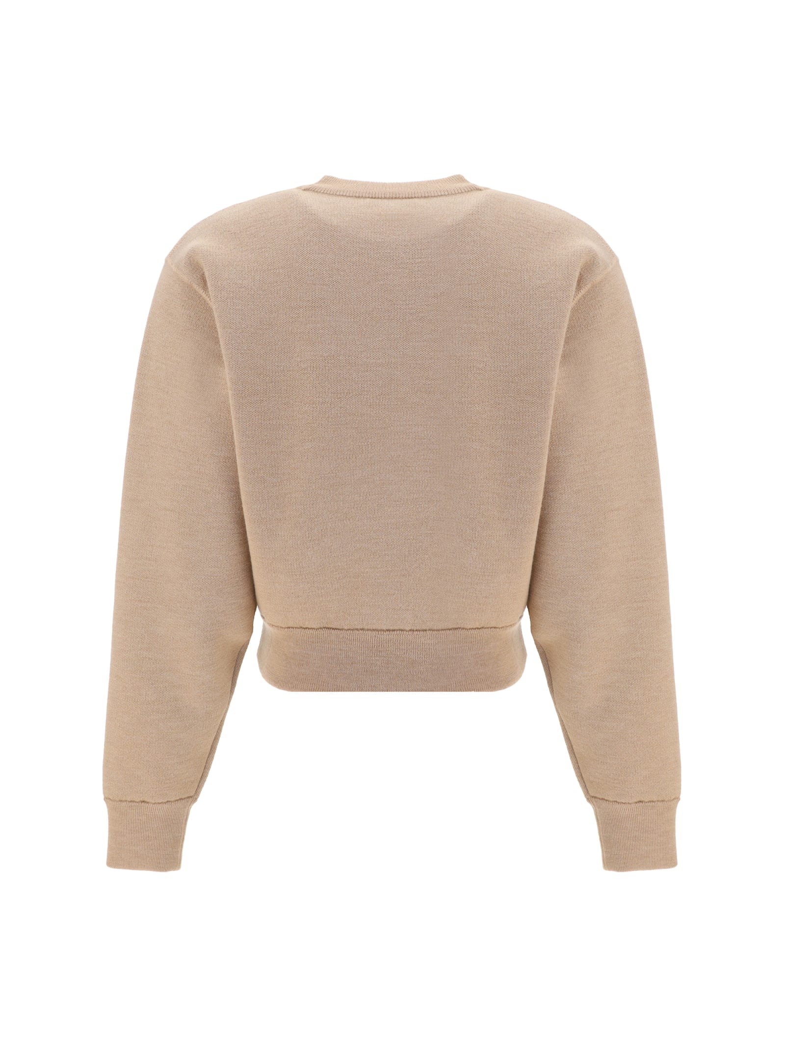 Shop Chloé Sweater In Straw Beige