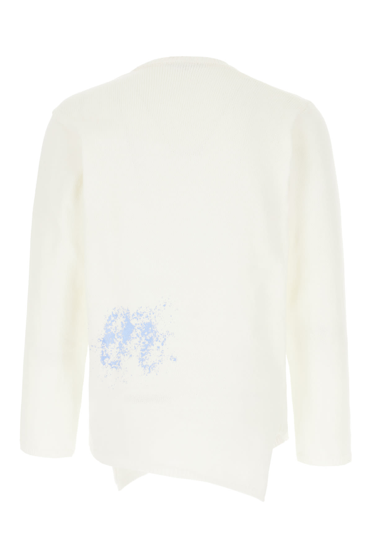 Shop Comme Des Garçons Shirt White Polyester Sweater In 1