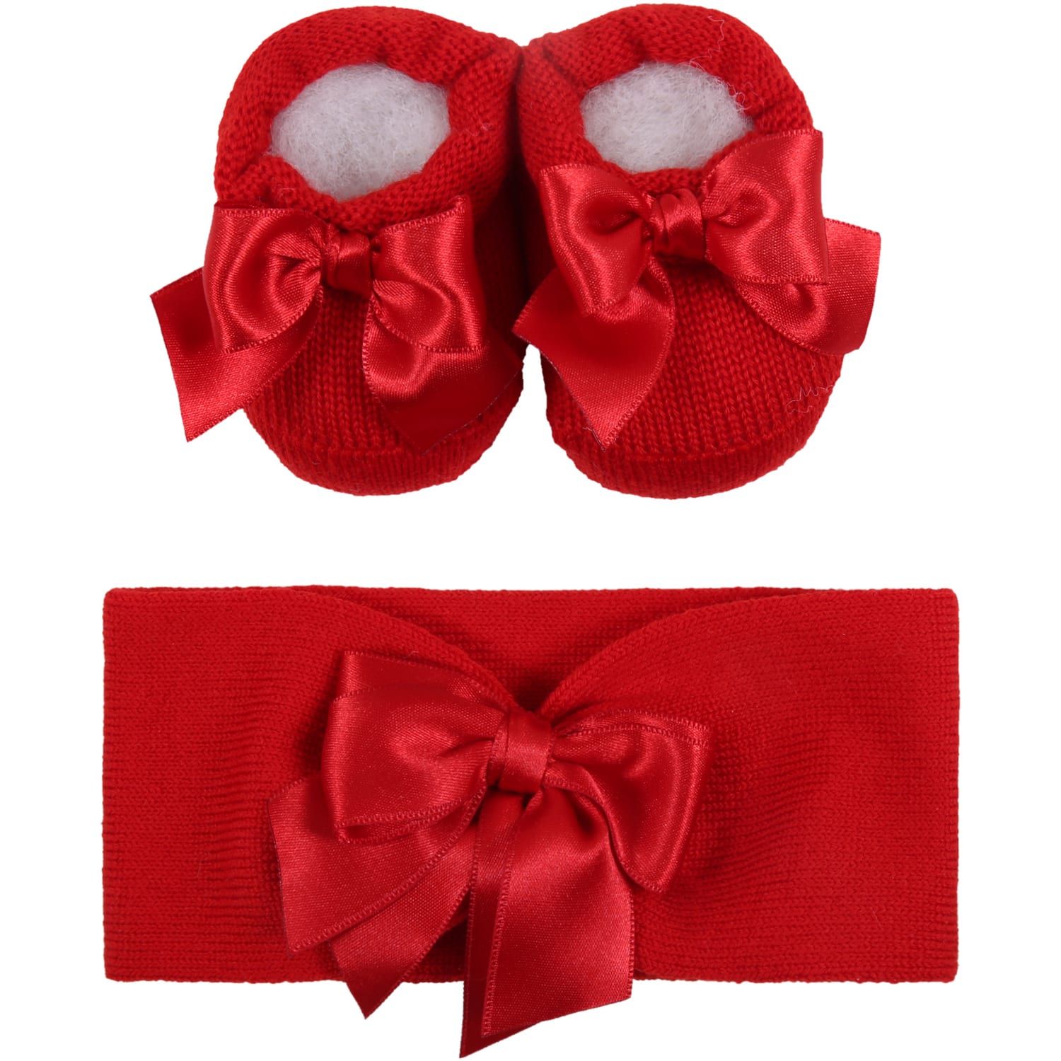La Perla Red Suit For Baby Girl