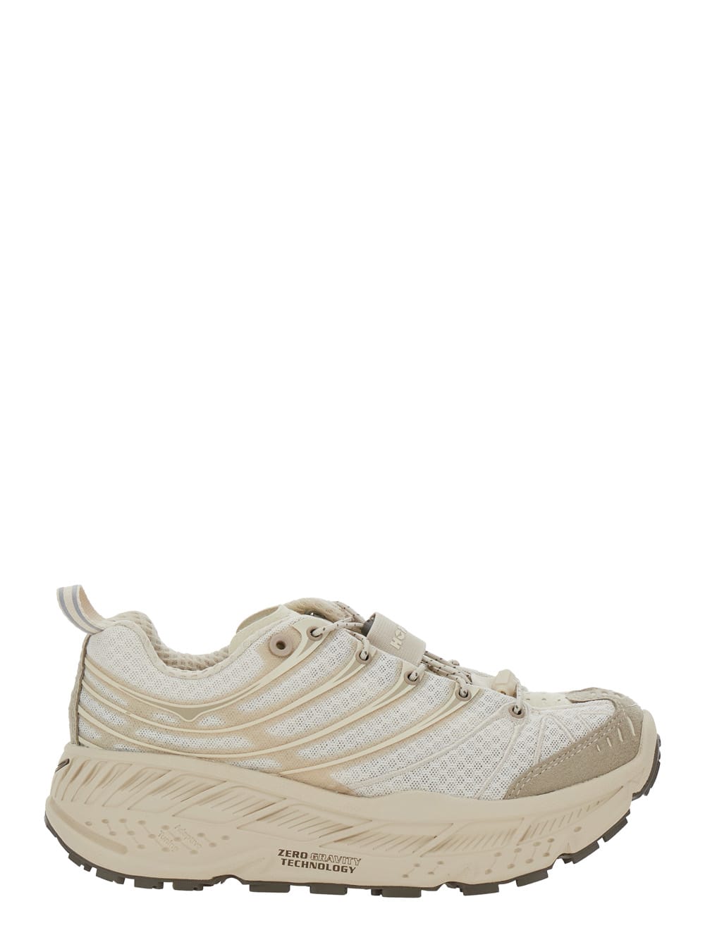 stinson Evo Og Beige Sneakers With Drawstring Closure And Logo Patch On The Tongue In Tech Fabric Unisex