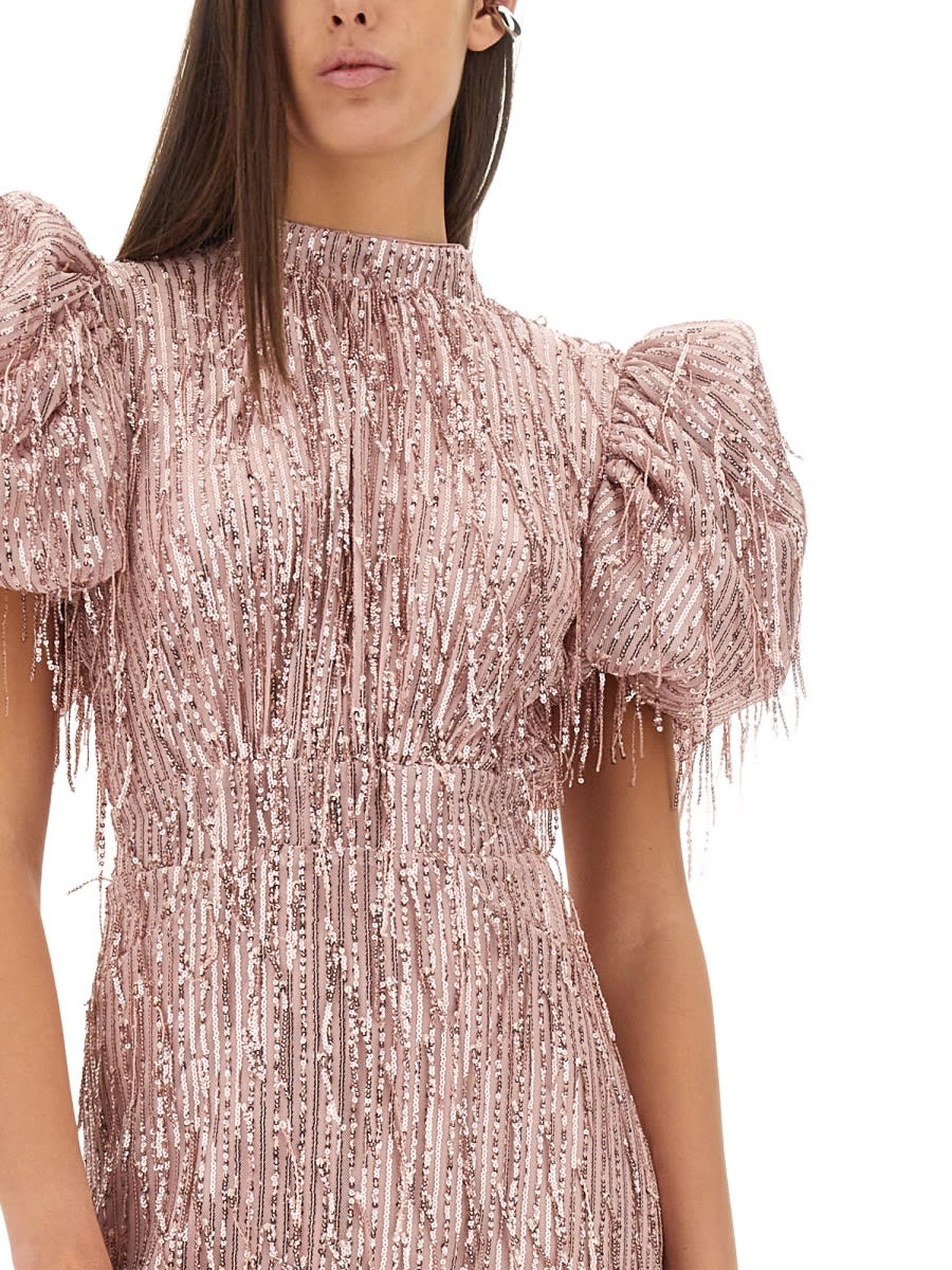 ROTATE BIRGER CHRISTENSEN MINI DRESS WITH BANGS