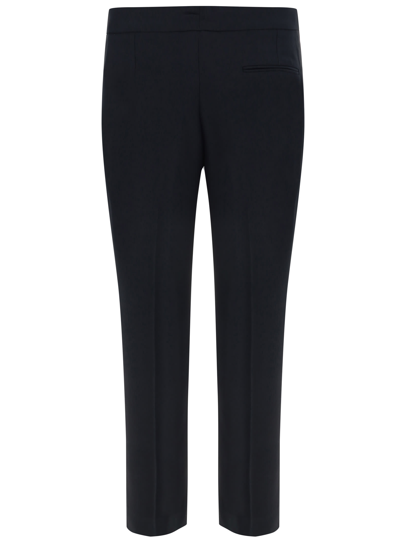 Alexander Mcqueen Tailored Trousers Back Pocket In Nero