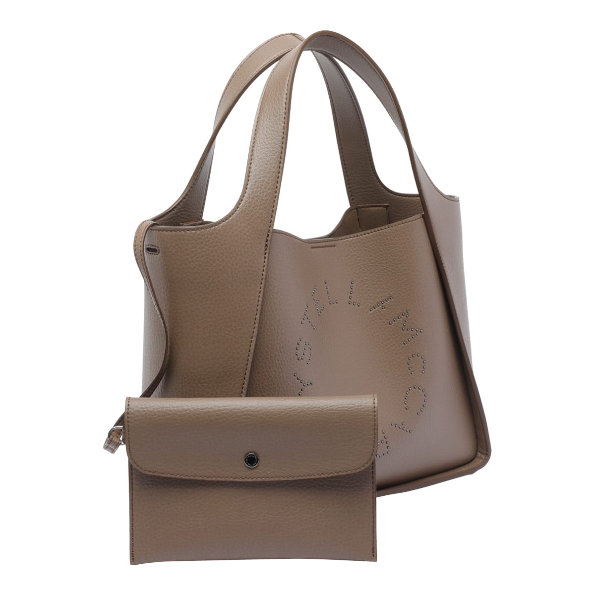 Stella Mccartney Stella Logo Tote Bag In Sand