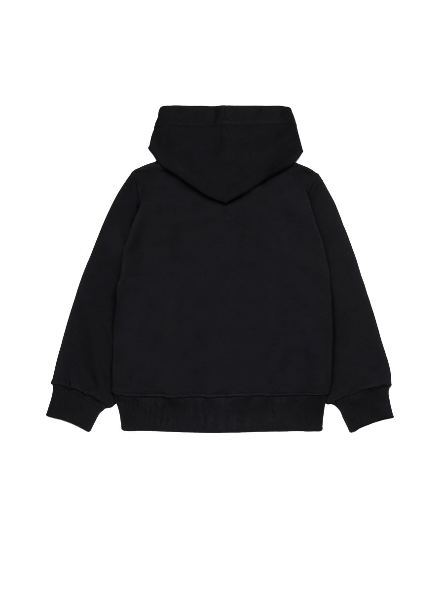 Diesel Sdropshoodz Over Sweatshirt In Black