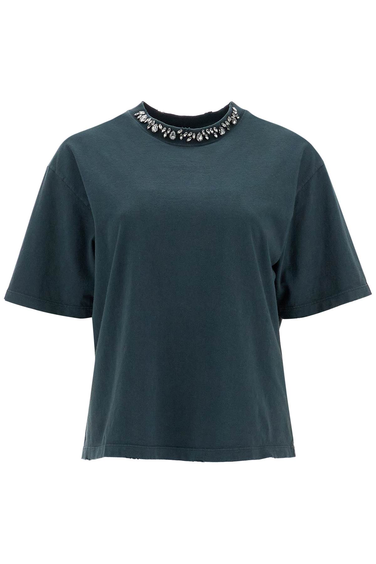 Tshirt Crystal Collar