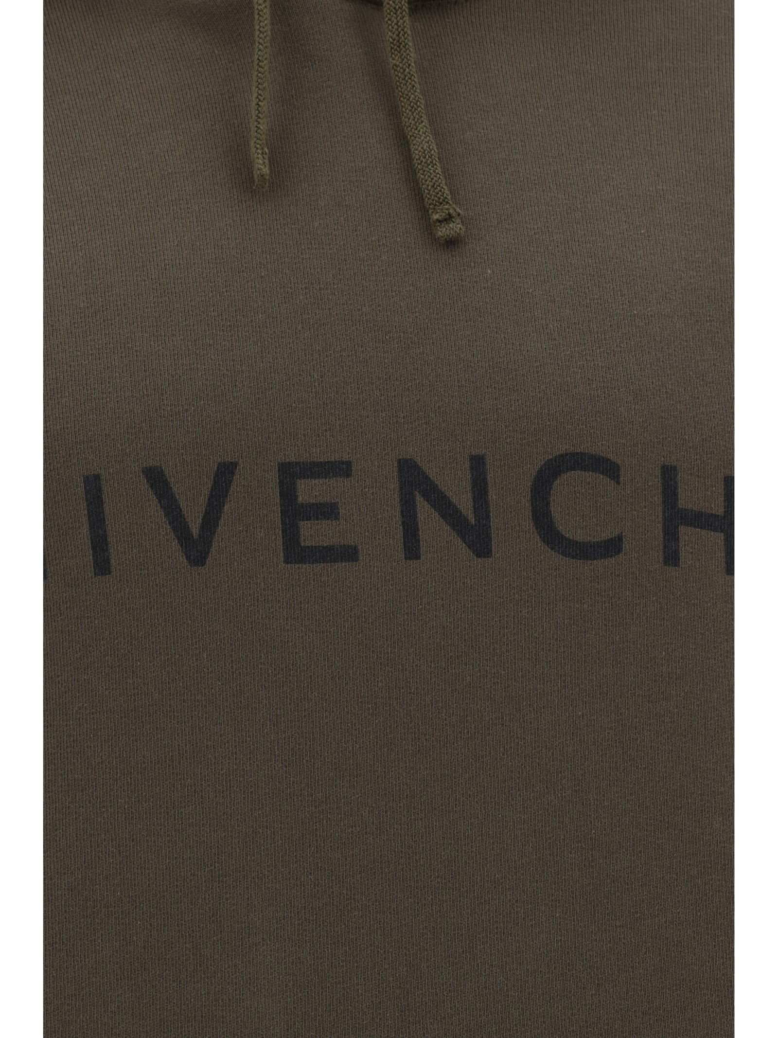 Shop Givenchy Hoodie In Khaki
