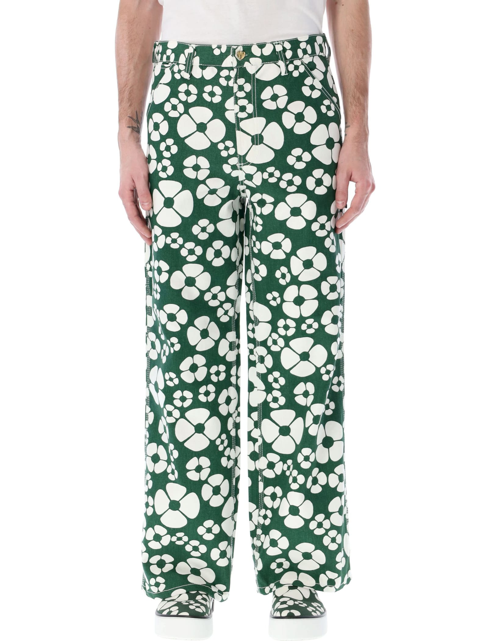 Marni Flower Print Pants