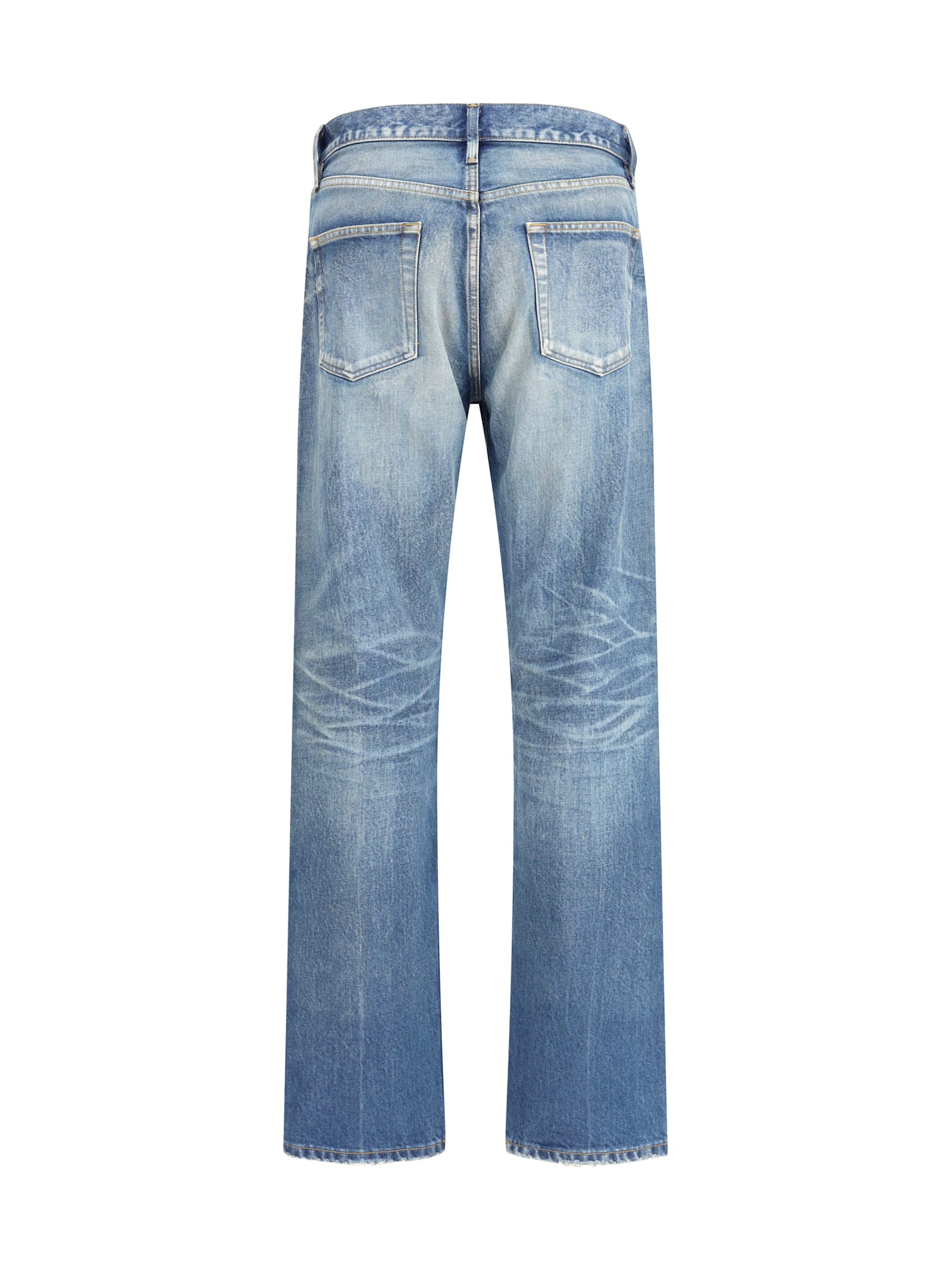 Fear Of God Men Cotton Denim Jeans In Blue