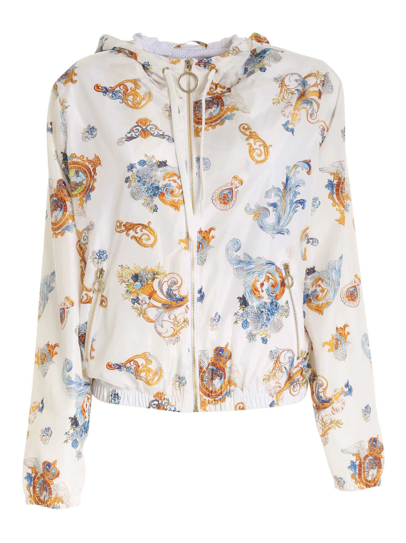 Versace Jeans Couture Cameo Print Jacket In White