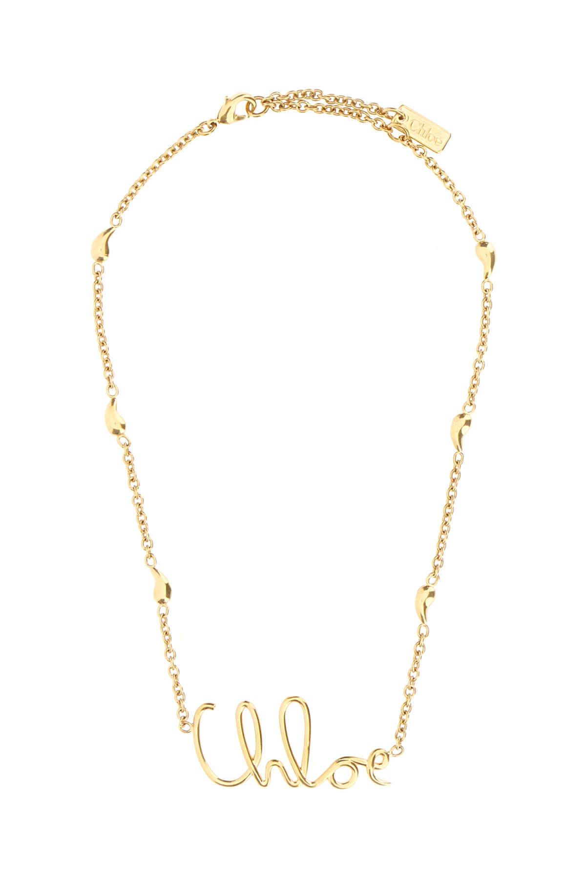 Chloé Gold Metal Necklace