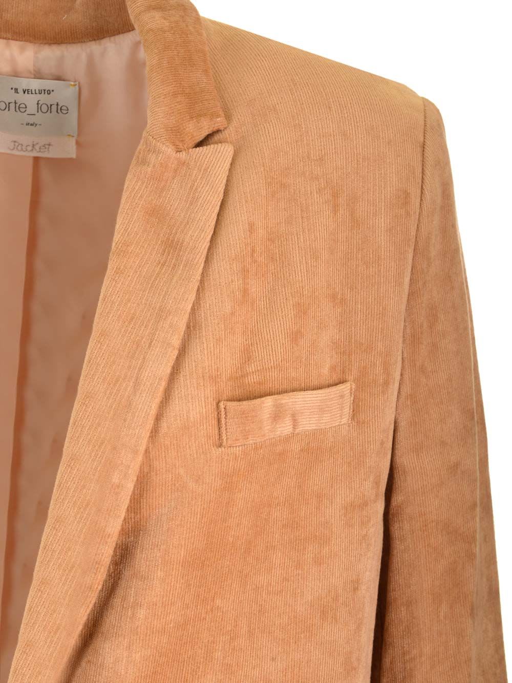 Shop Forte Forte Corduroy Blazer In Brown